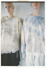 MARBLING SWEAT SHIRT(BEIGE/BLACK)