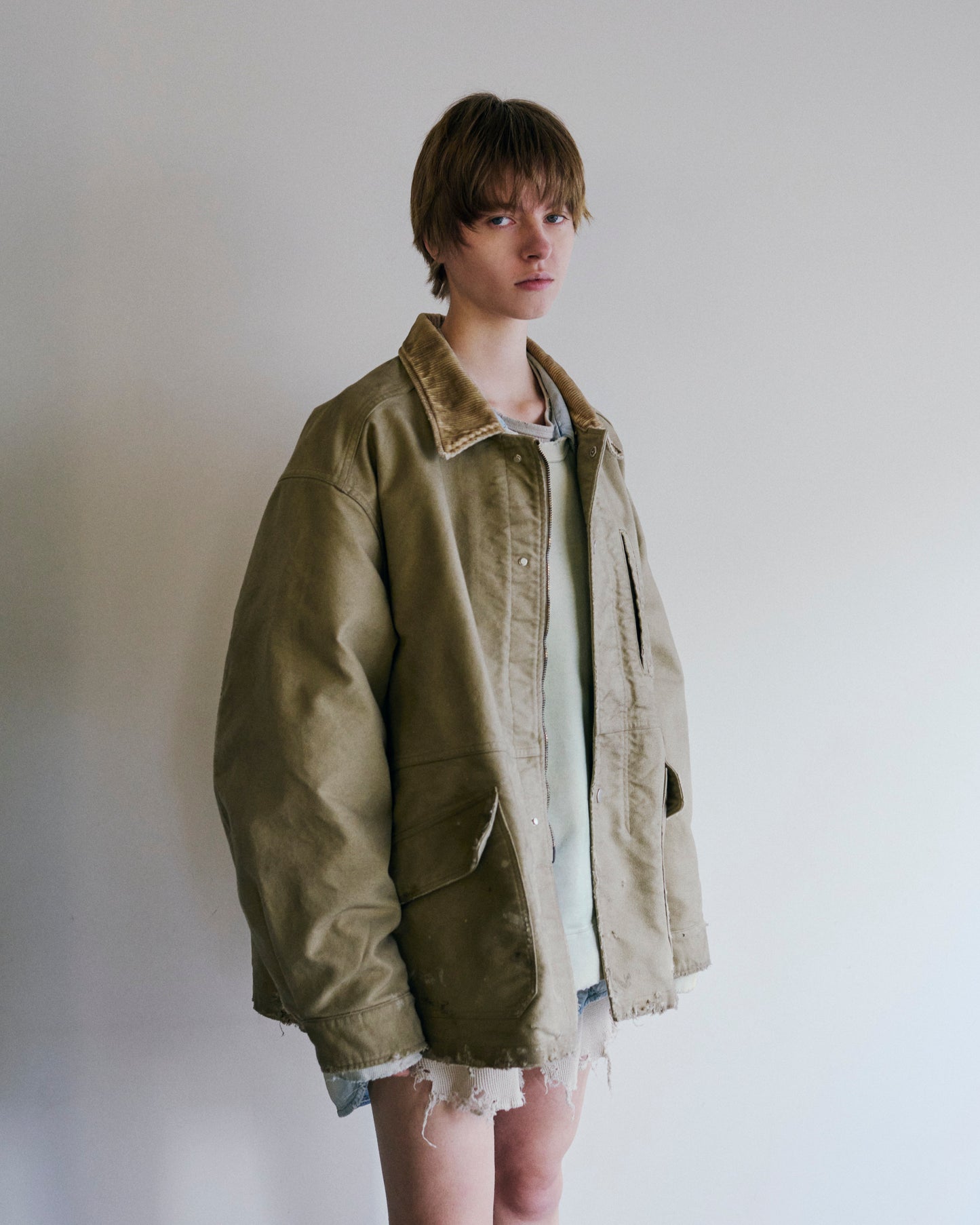 MOLESKIN WORK JACKET(BEIGE)
