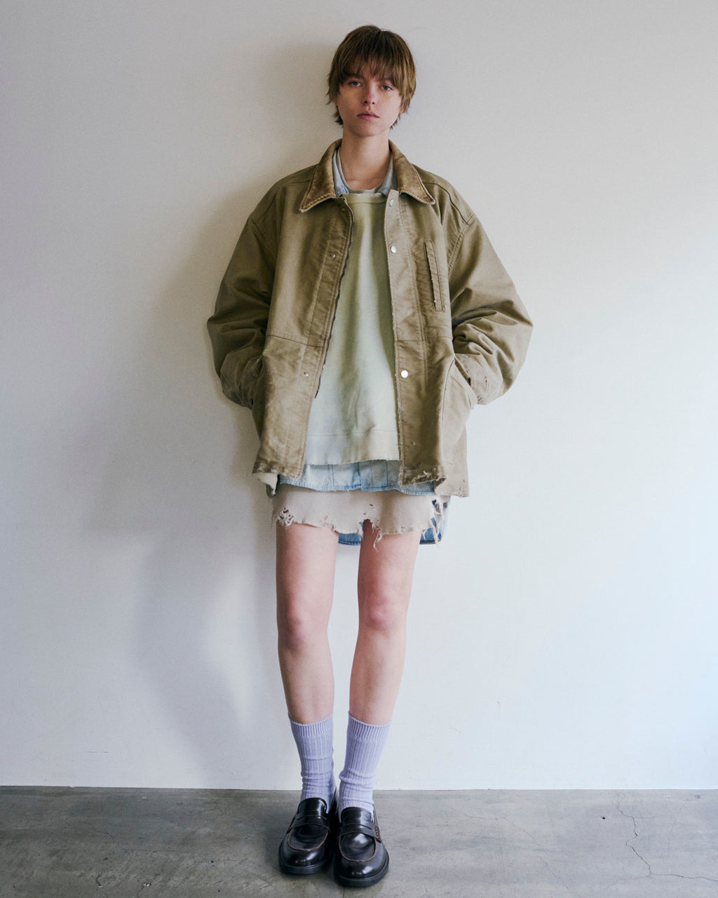 ジャケット・アウター 25AW ANCELLM MOLESKIN WORK JACKET BEIGE MOLESKIN WORK JACKET(BEIGE) – ANCELLM