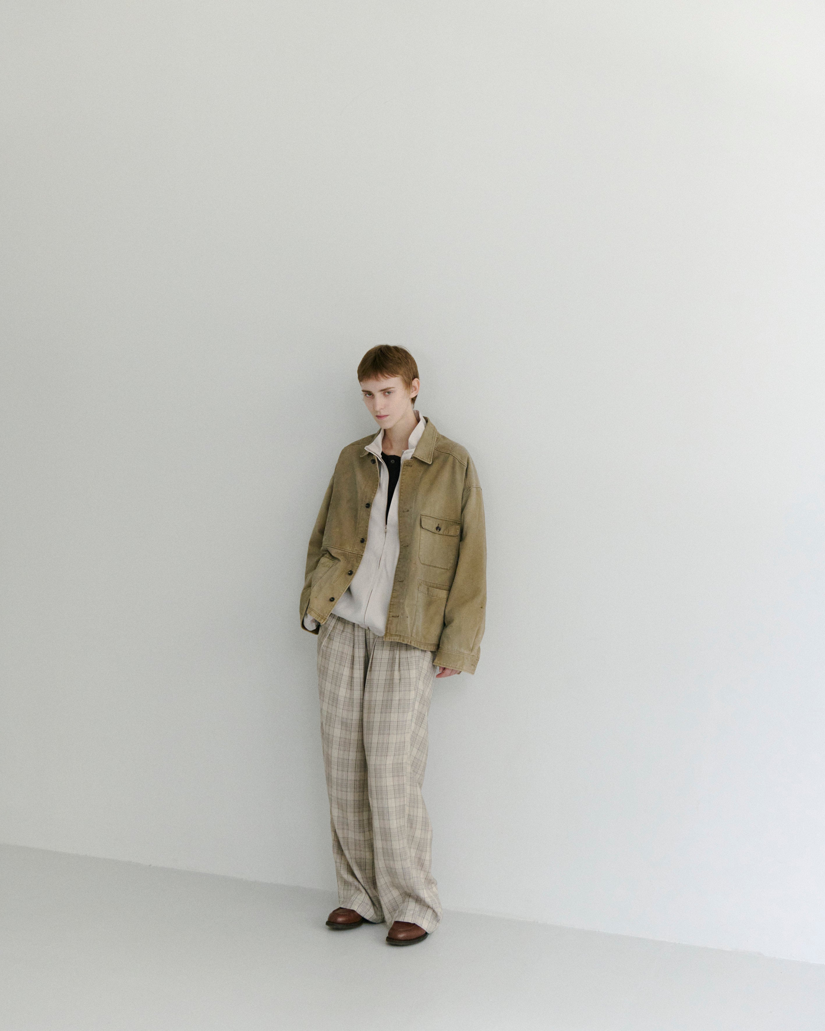 TUCK KIMONO BLOUSON(D.WHITE) – ANCELLM