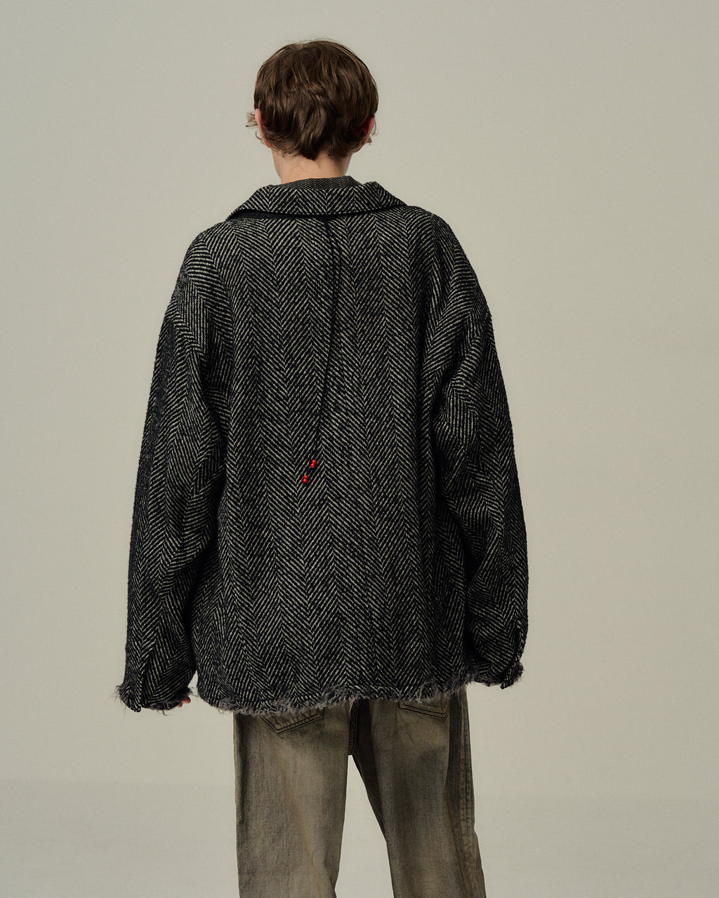 カシカシ様用　the mad shop ウールジャケット ヘリンボーン カシカシ様用 the mad shop ウールジャケット ヘリンボーン