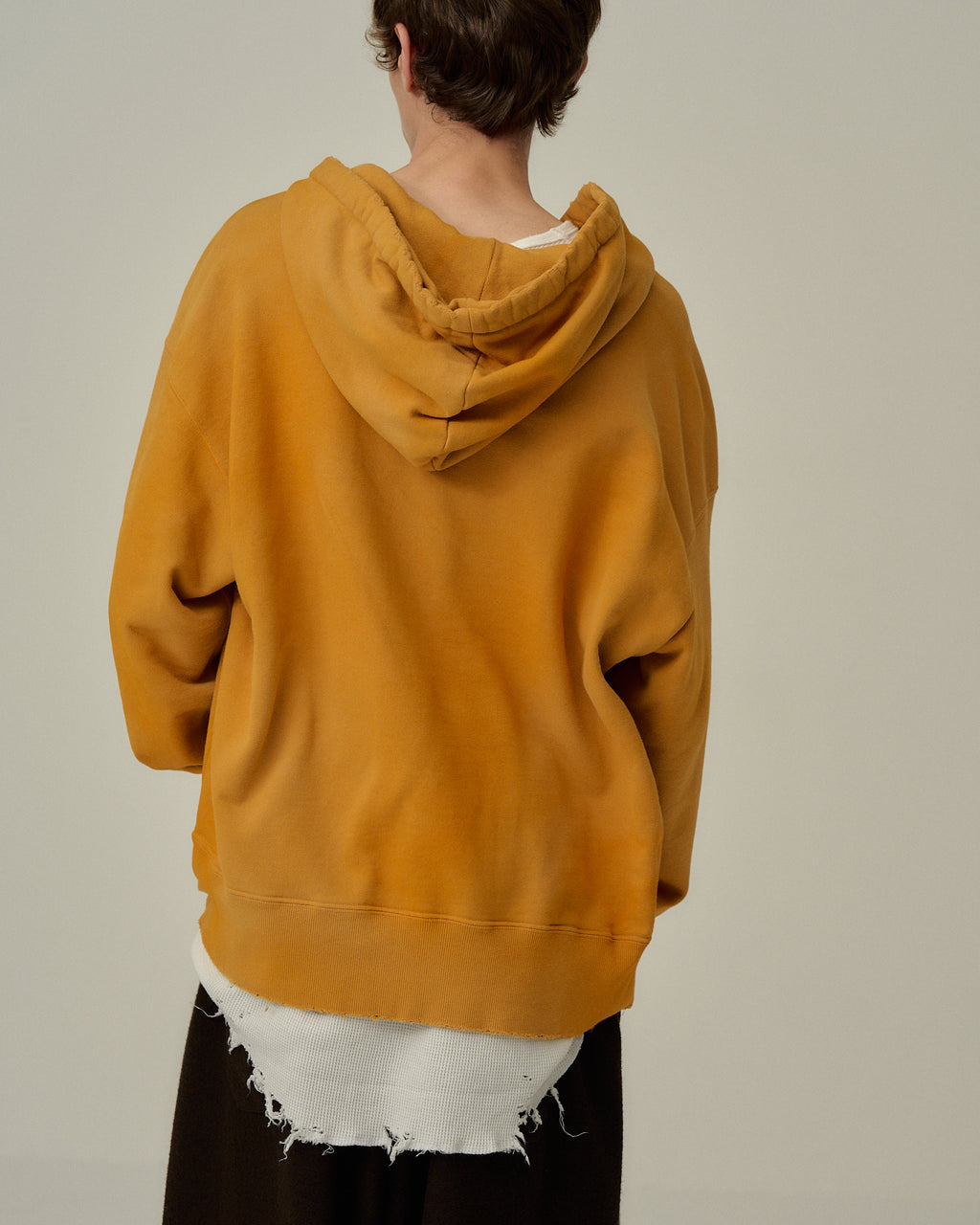 HALF ZIP HOODIE(YELLOW)