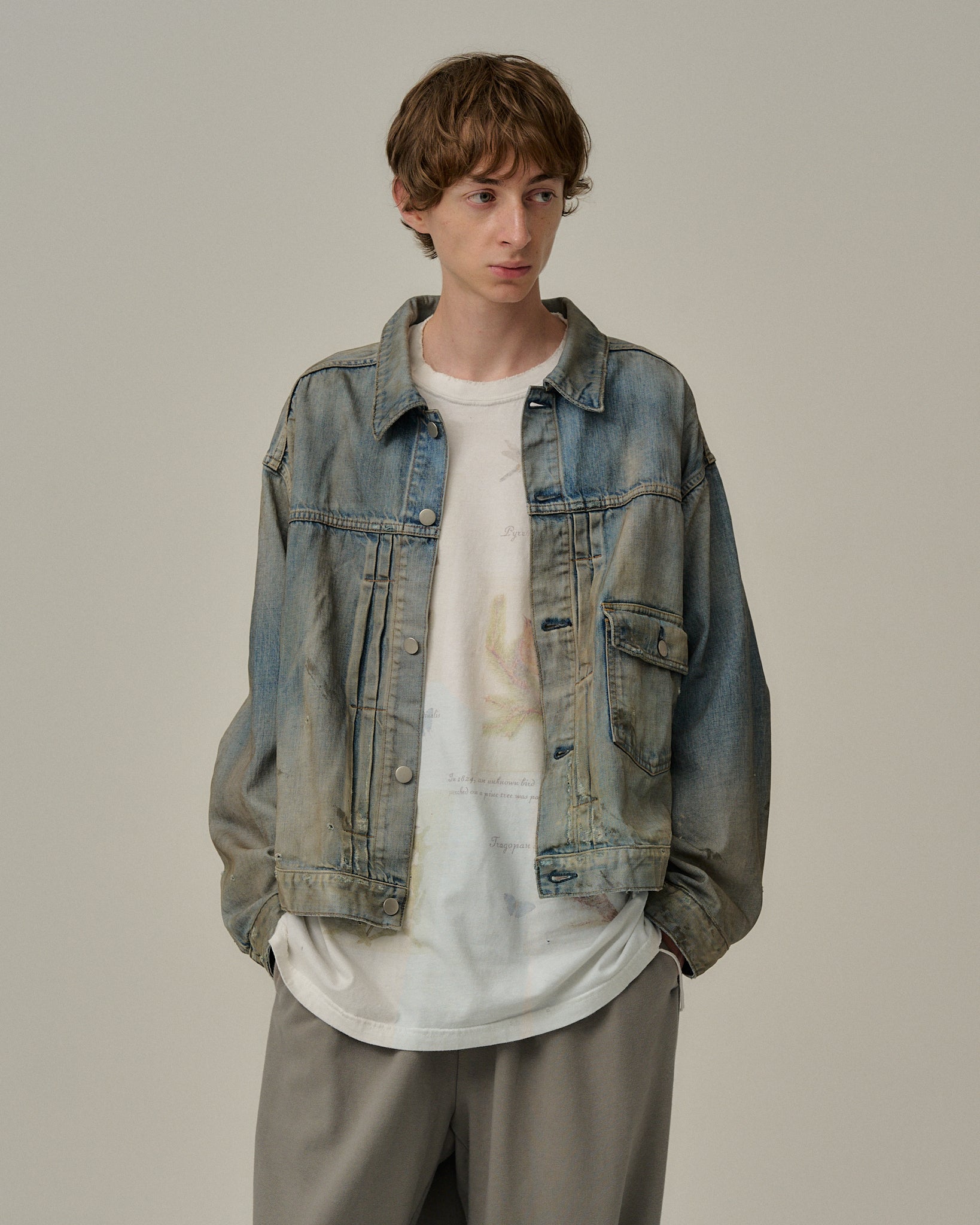ジャケット・アウター ANCELLM AGING DENIM JACKET D.INDIGO AGING DENIM JACKET(INDIGO) – ANCELLM