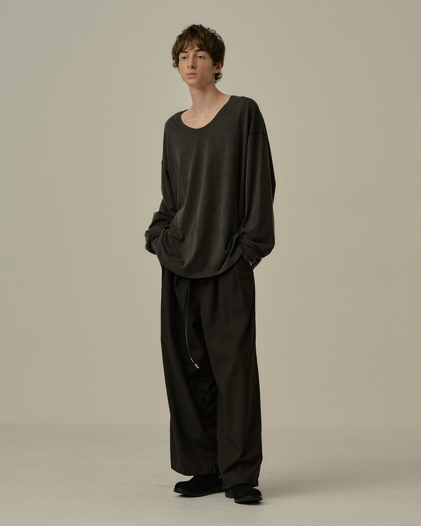 UNEVENNESS type-U LS T-SHIRT(BLACK) – ANCELLM