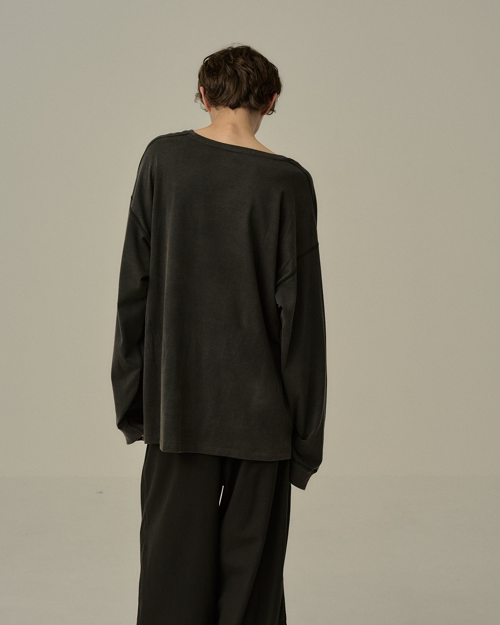 UNEVENNESS type-U LS T-SHIRT(BLACK) – ANCELLM