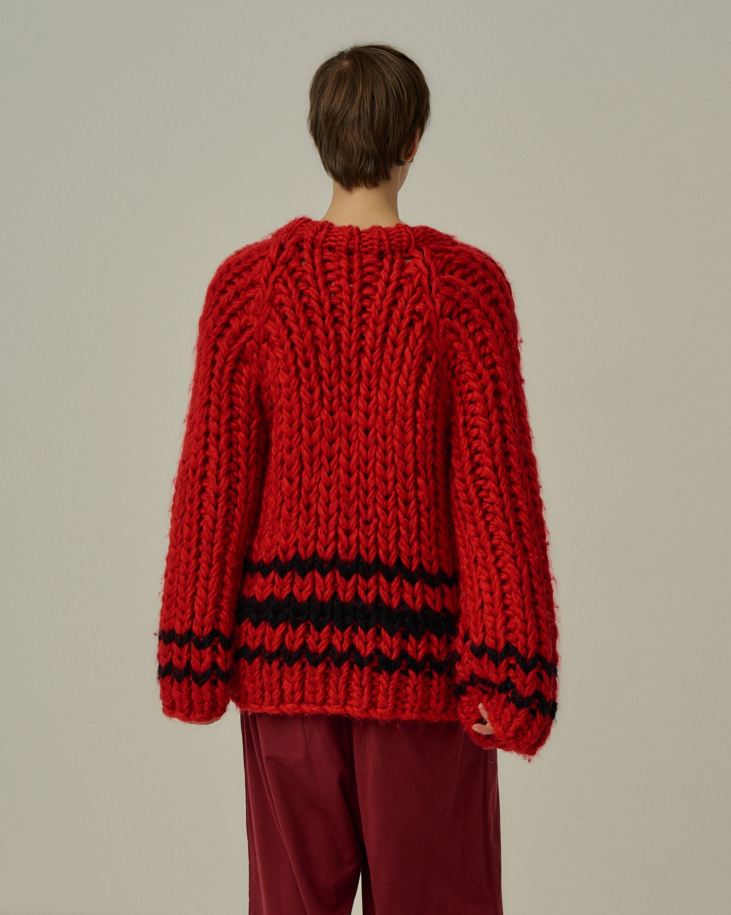 CHUNKY KNIT(RED)