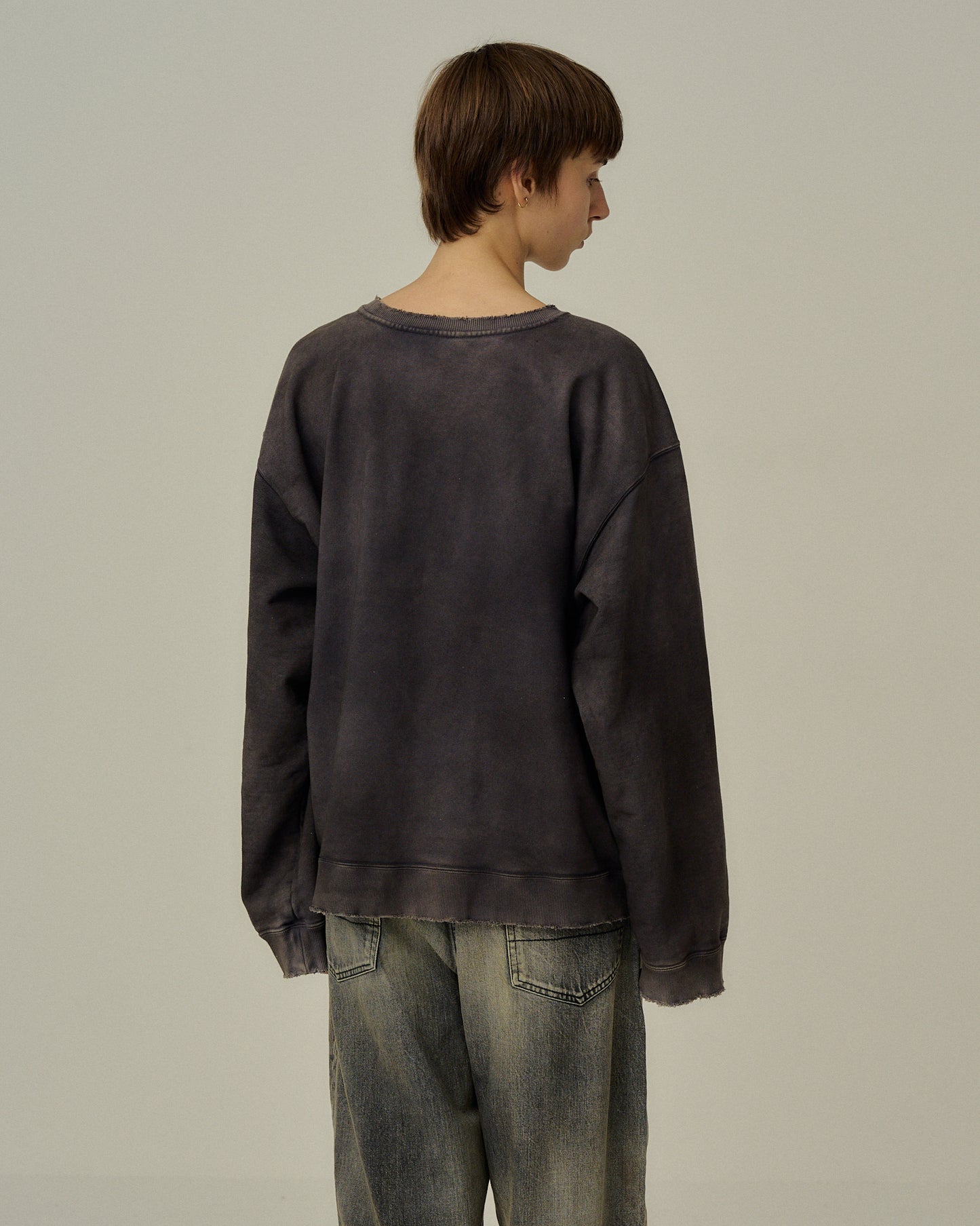 BRIDGE SWEAT SHIRT(BLACK)