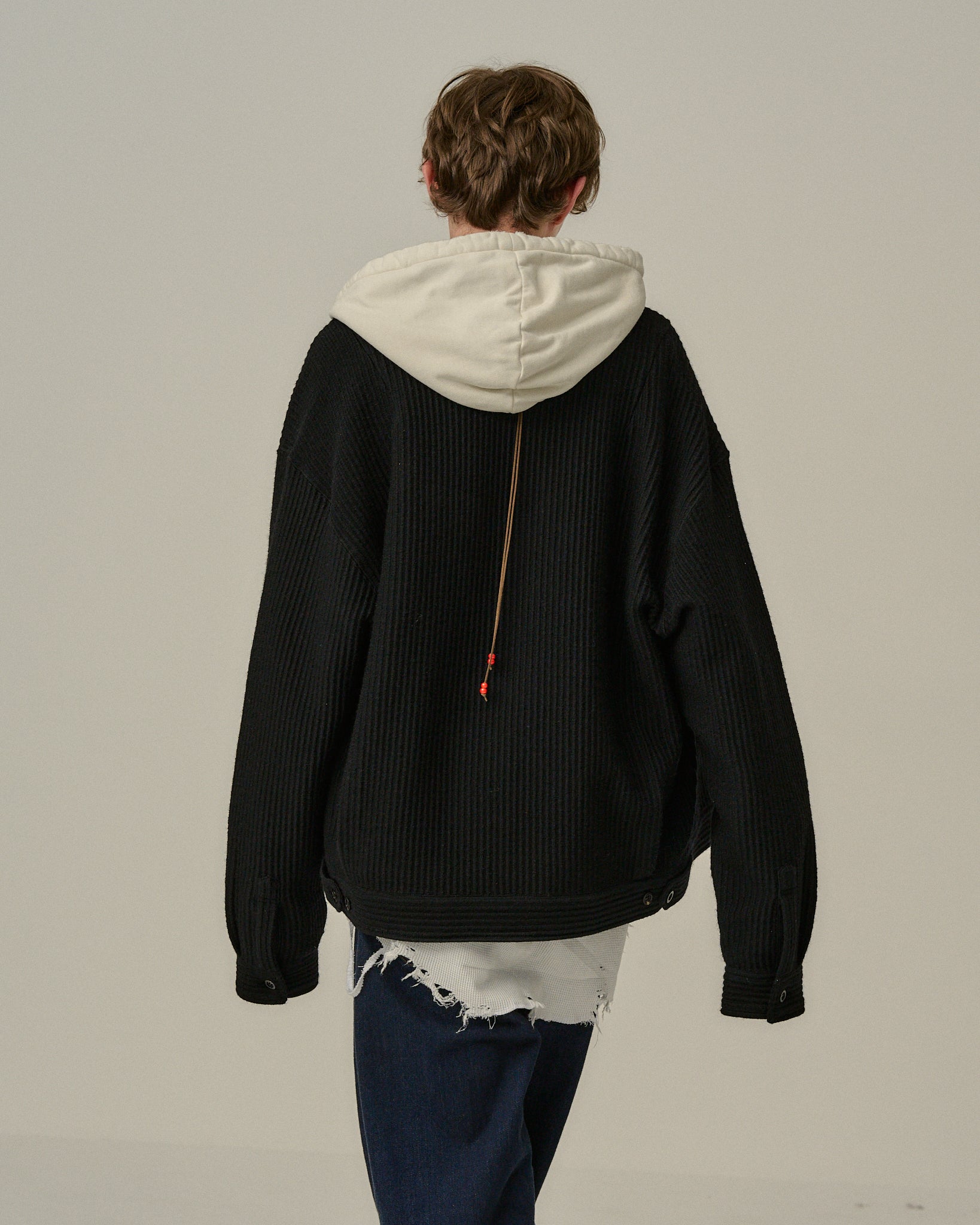 トップス ANCELLM WOOL CORDUROY WORK SHIRT JACKET WOOL CORDUROY WORK SHIRT JACKET(BLACK) – ANCELLM