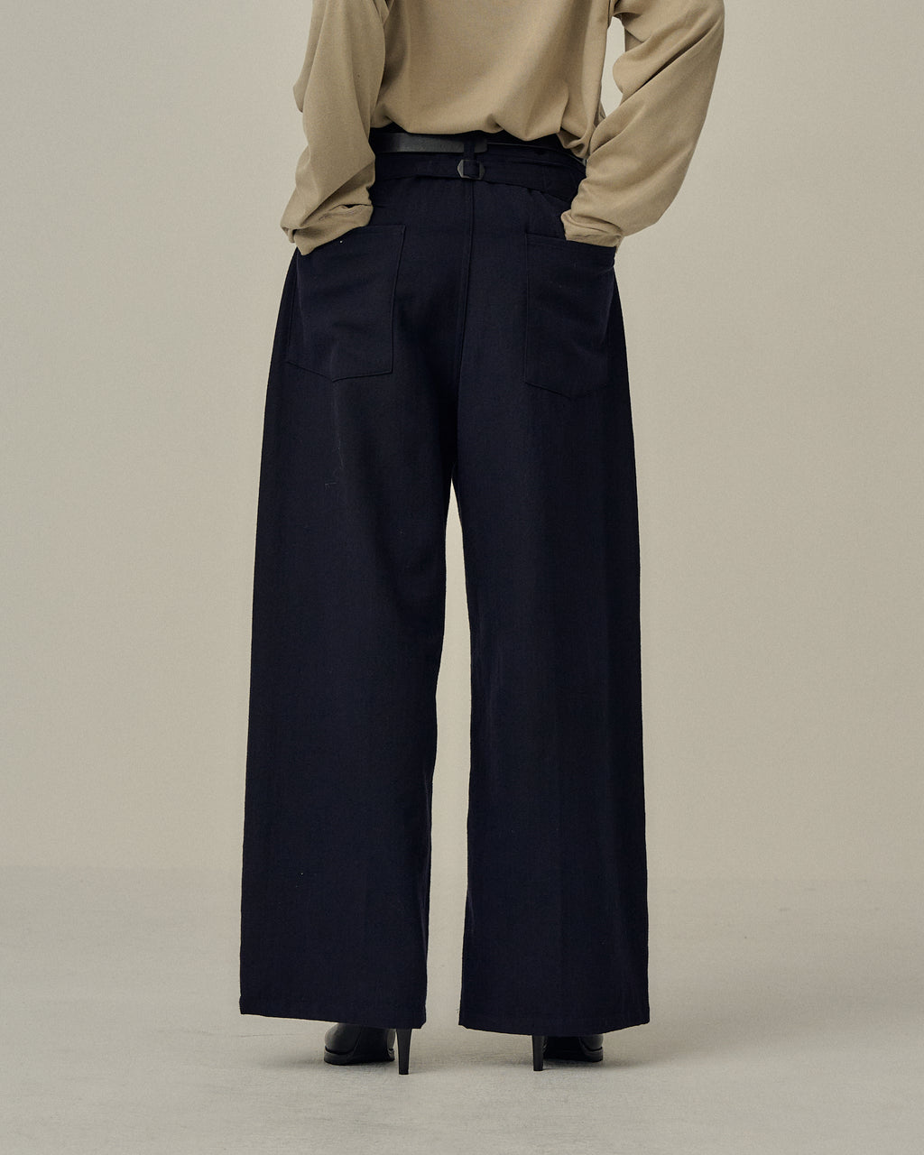 W/S BAKER PANTS(NAVY)