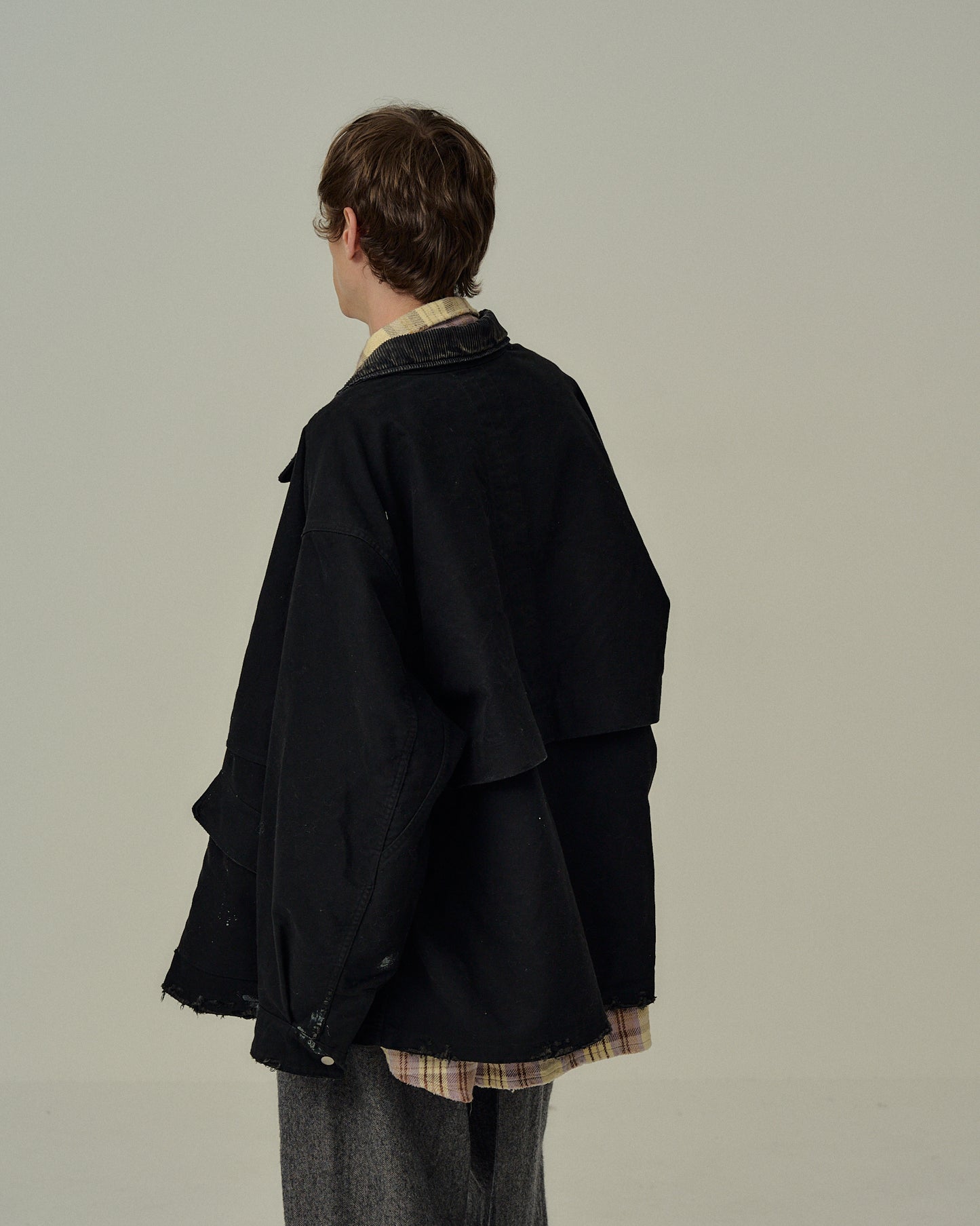 MOLESKIN WORK JACKET(BLACK)