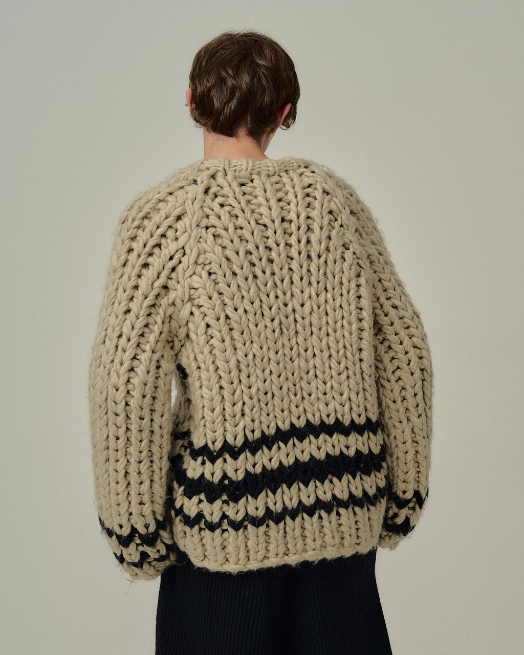 CHUNKY KNIT(BEIGE)