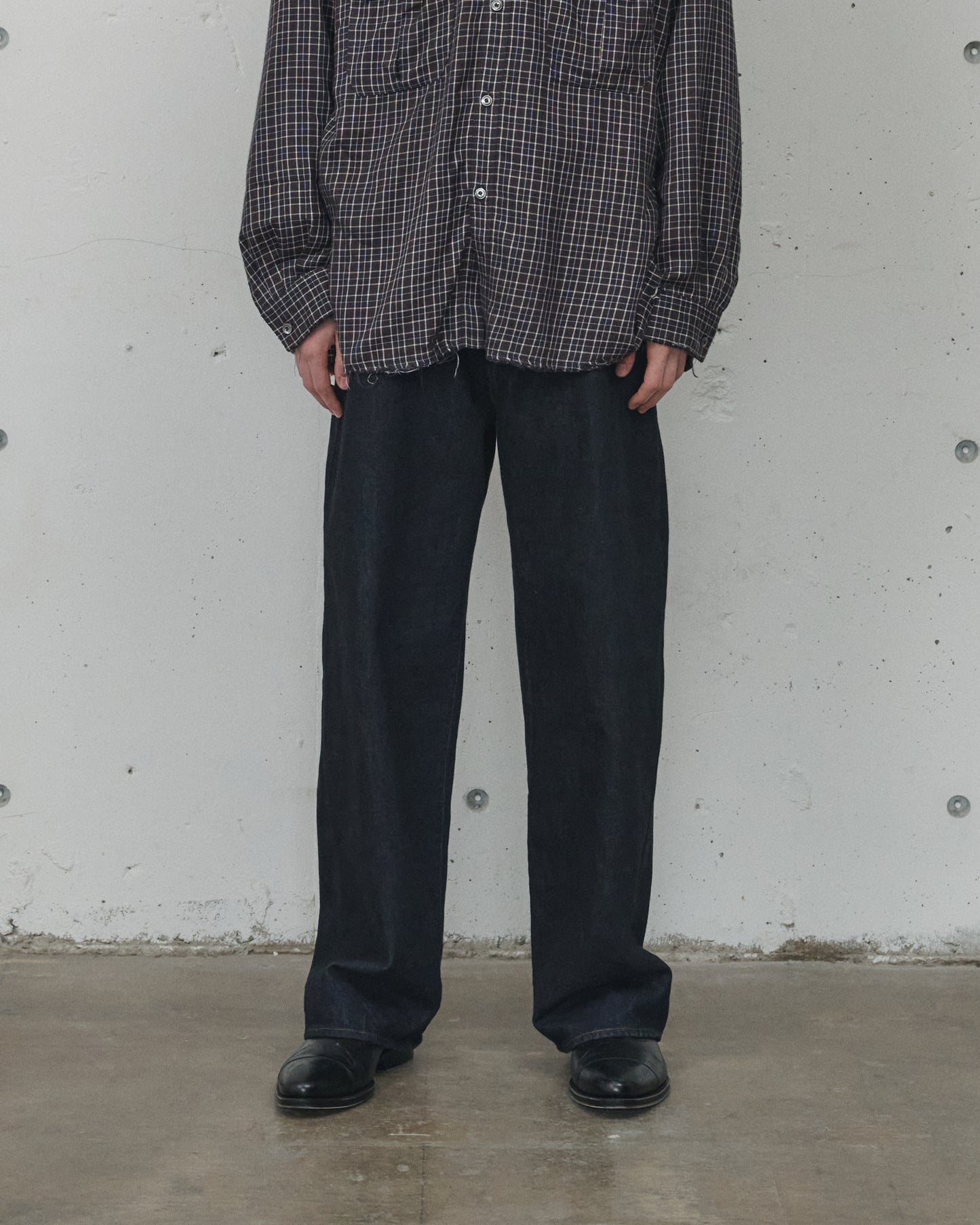 #01 SELVEDGE MIDTAPERED 5P DENIM PANTS OW(INDIGO)