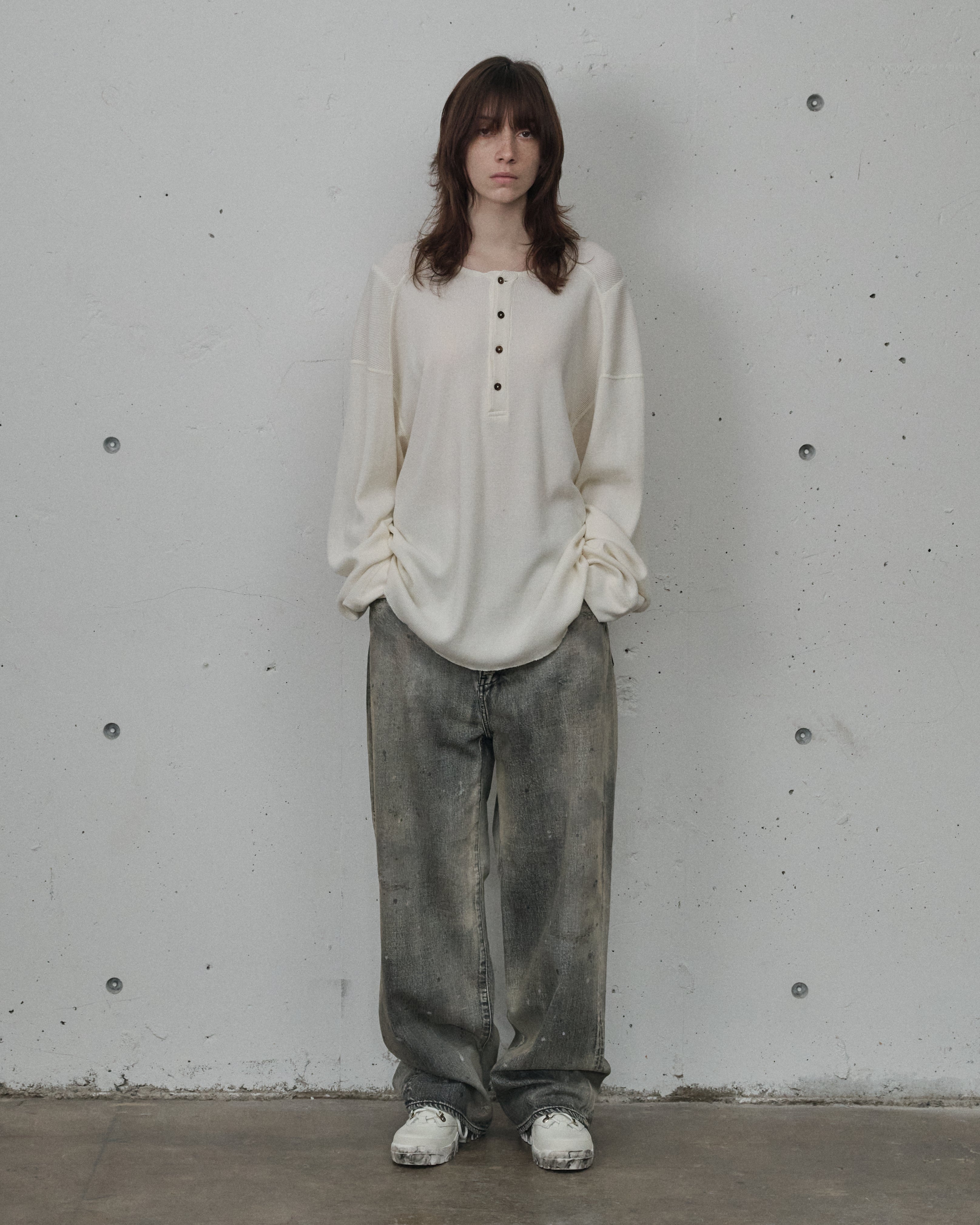 CA/C HENLEY LS(OFF) – ANCELLM