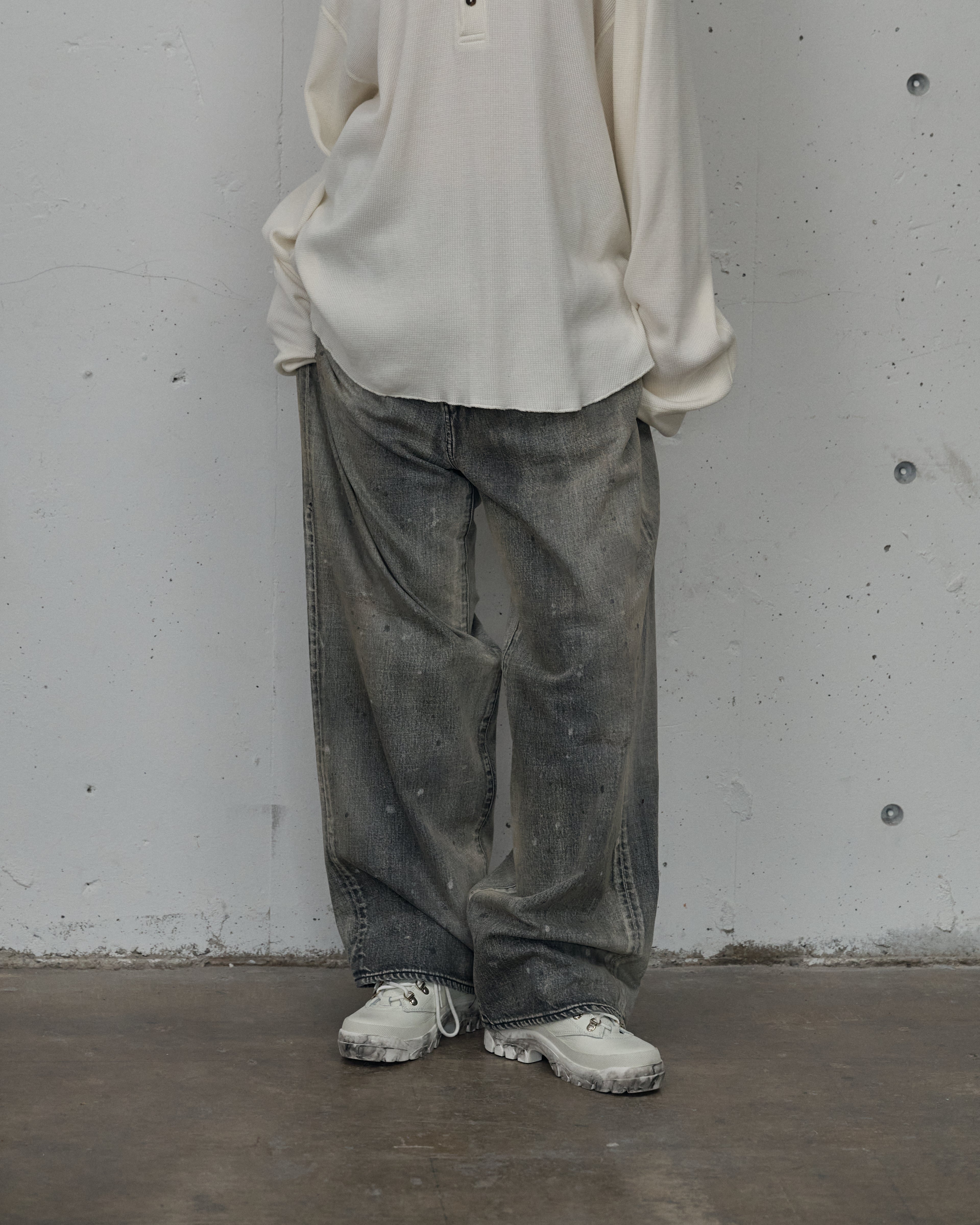 パンツ ANCELLM #01 MIDTAPERED 5P DENIM PANTS OW 01 MIDTAPERED 5P DENIM PANTS(INDIGO) – ANCELLM