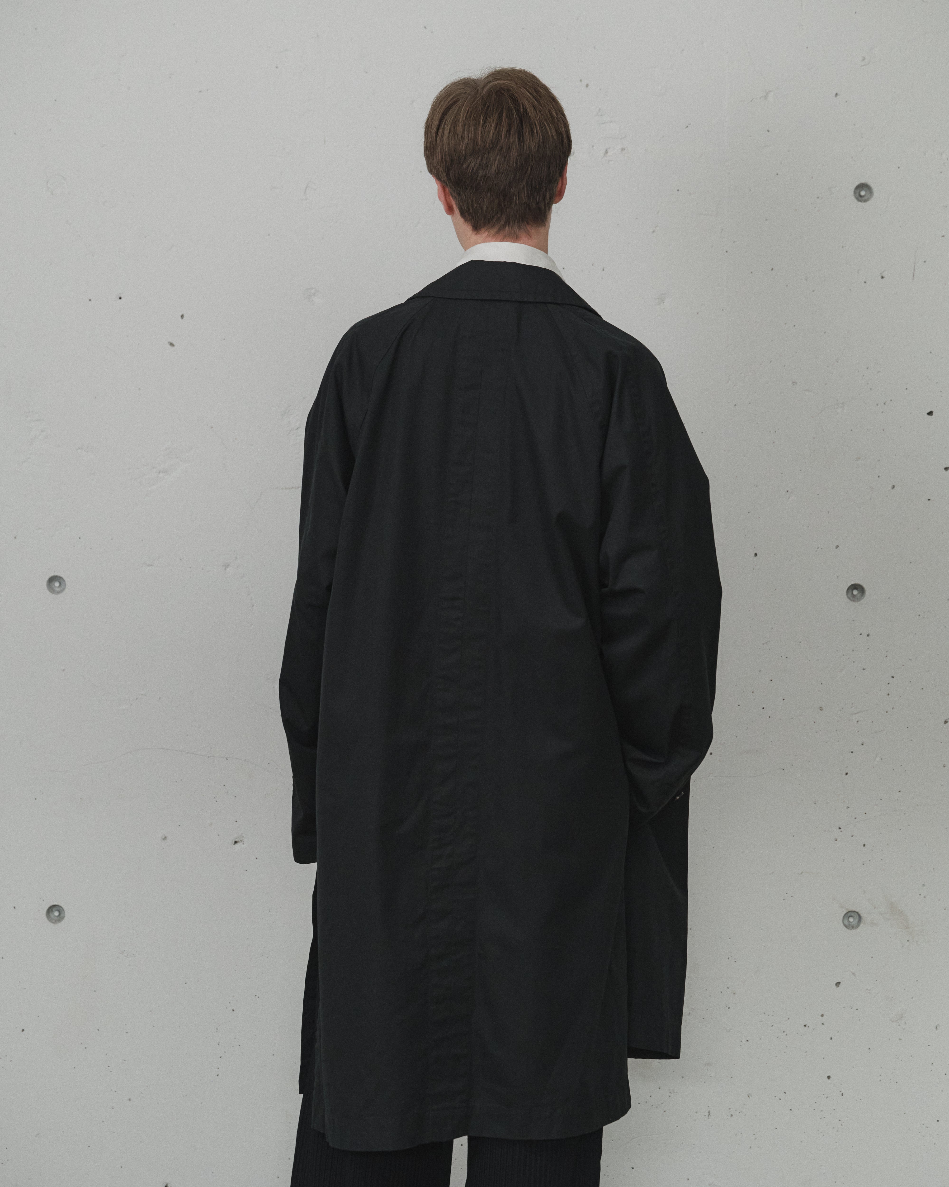 ジャケット・アウター 26ss ANCELLM SINGLE BREASTED COLLAR COAT SINGLE BREASTED COLLAR COAT(BLACK) – ANCELLM