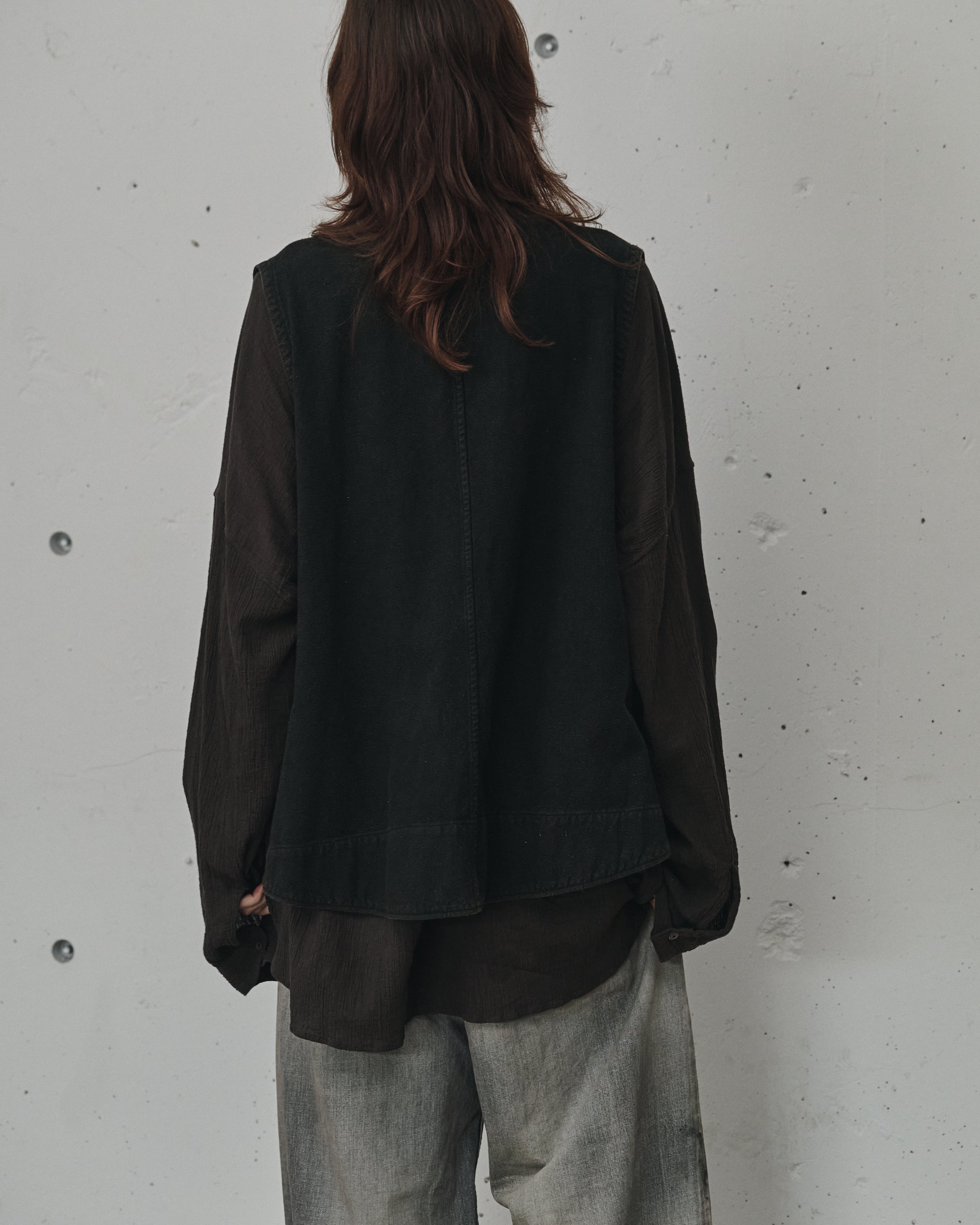 C/R DUCK UTILITY VEST(BLACK) – ANCELLM