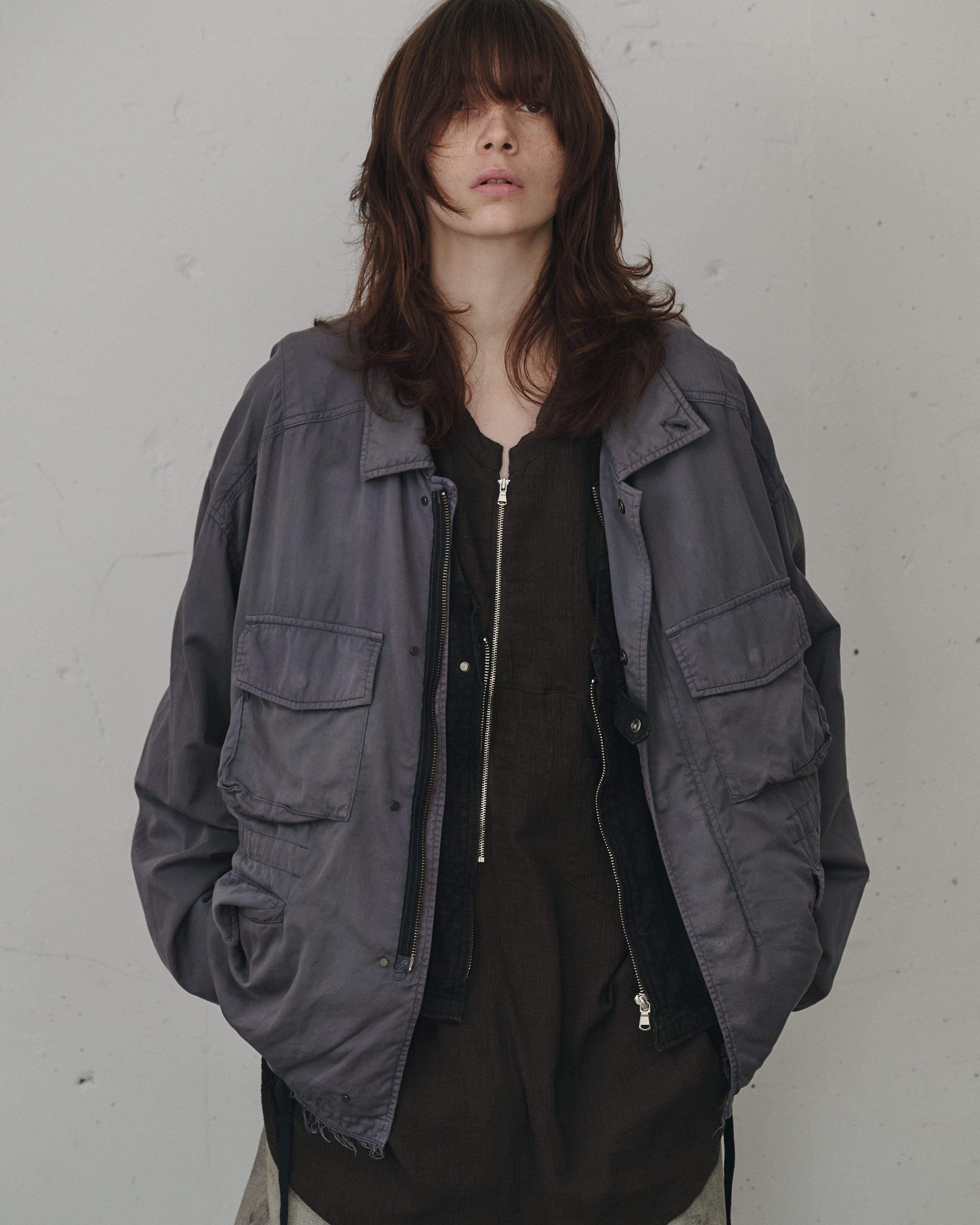 AGING FIELD JACKET(NAVY) – ANCELLM