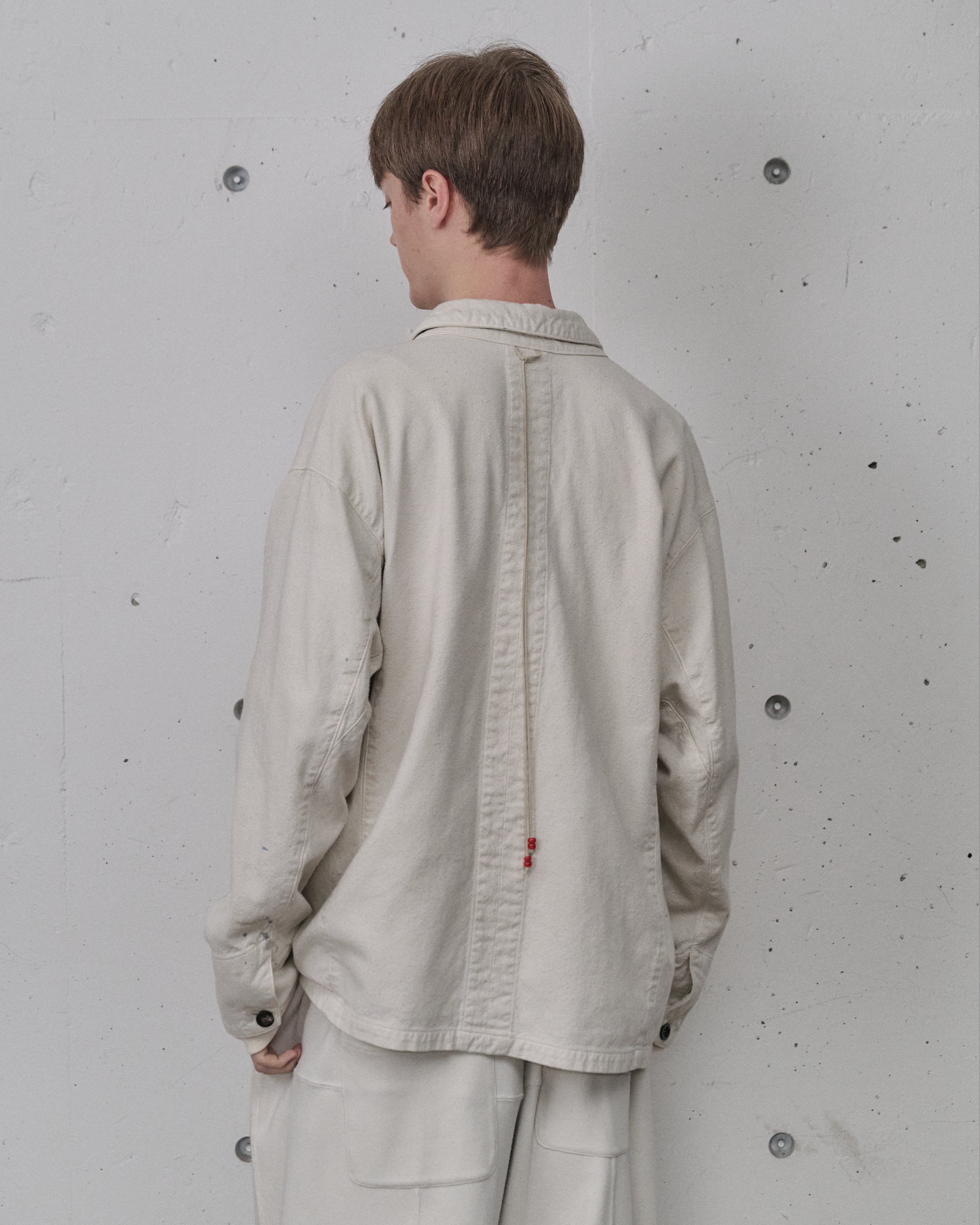 C/R DUCK COVERALL JACKET(WHITE) – ANCELLM