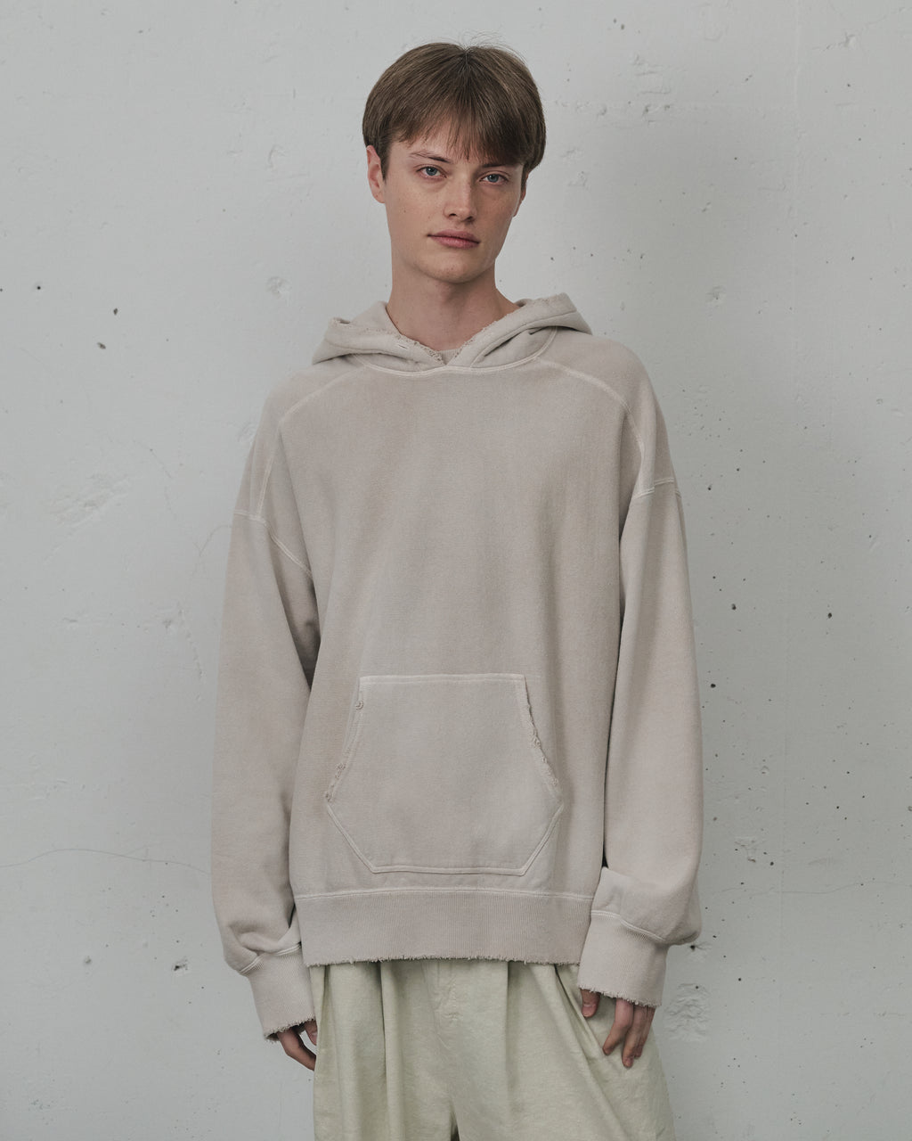 SWITCHING HOODIE(PINKBEIGE)