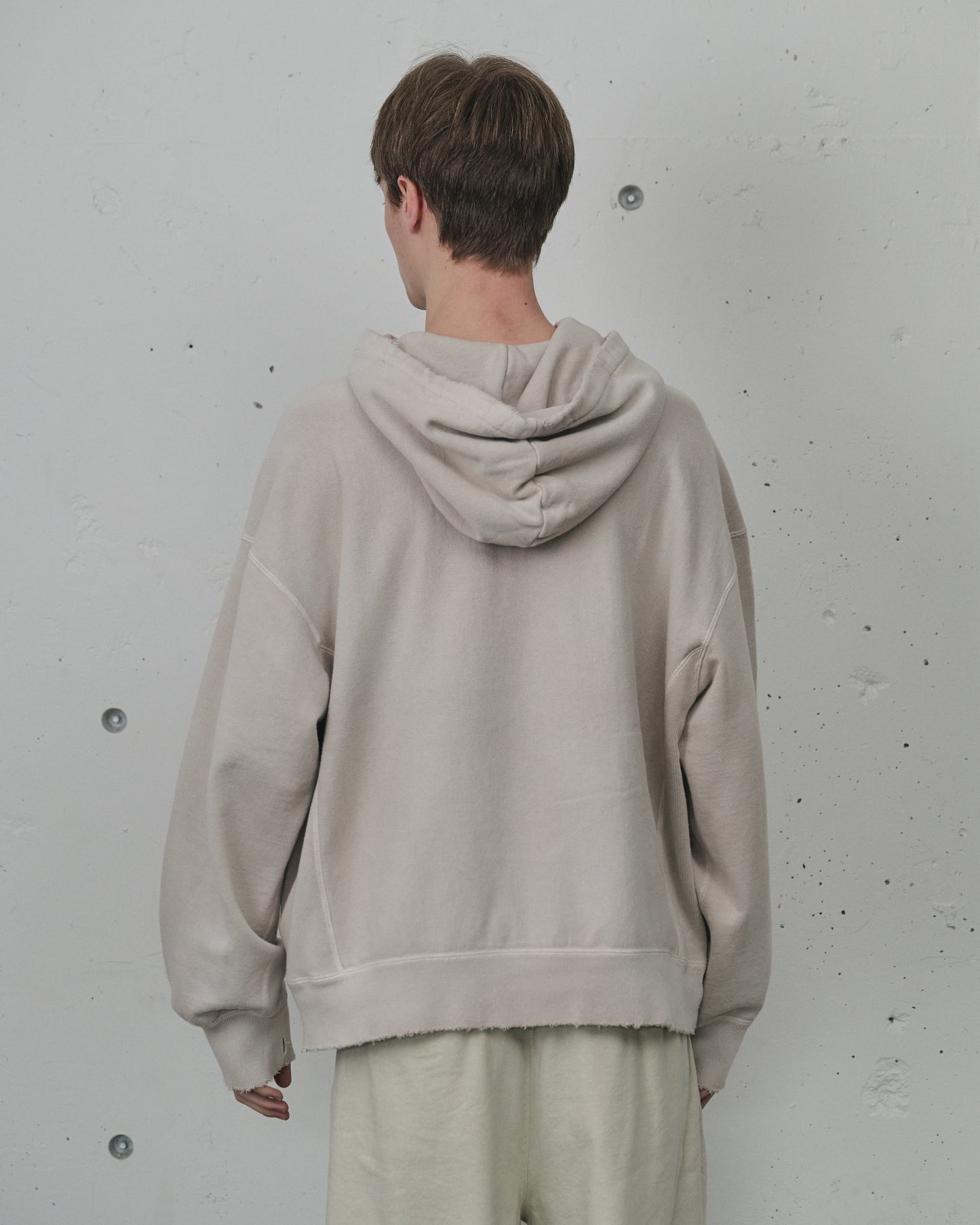 SWITCHING HOODIE(PINKBEIGE)