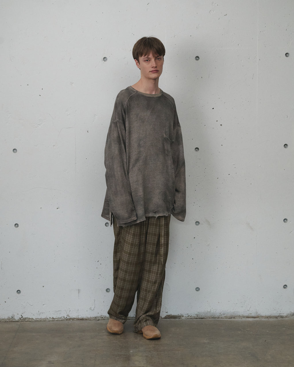 UNEVENNESS MESH LS(BLACK) – ANCELLM