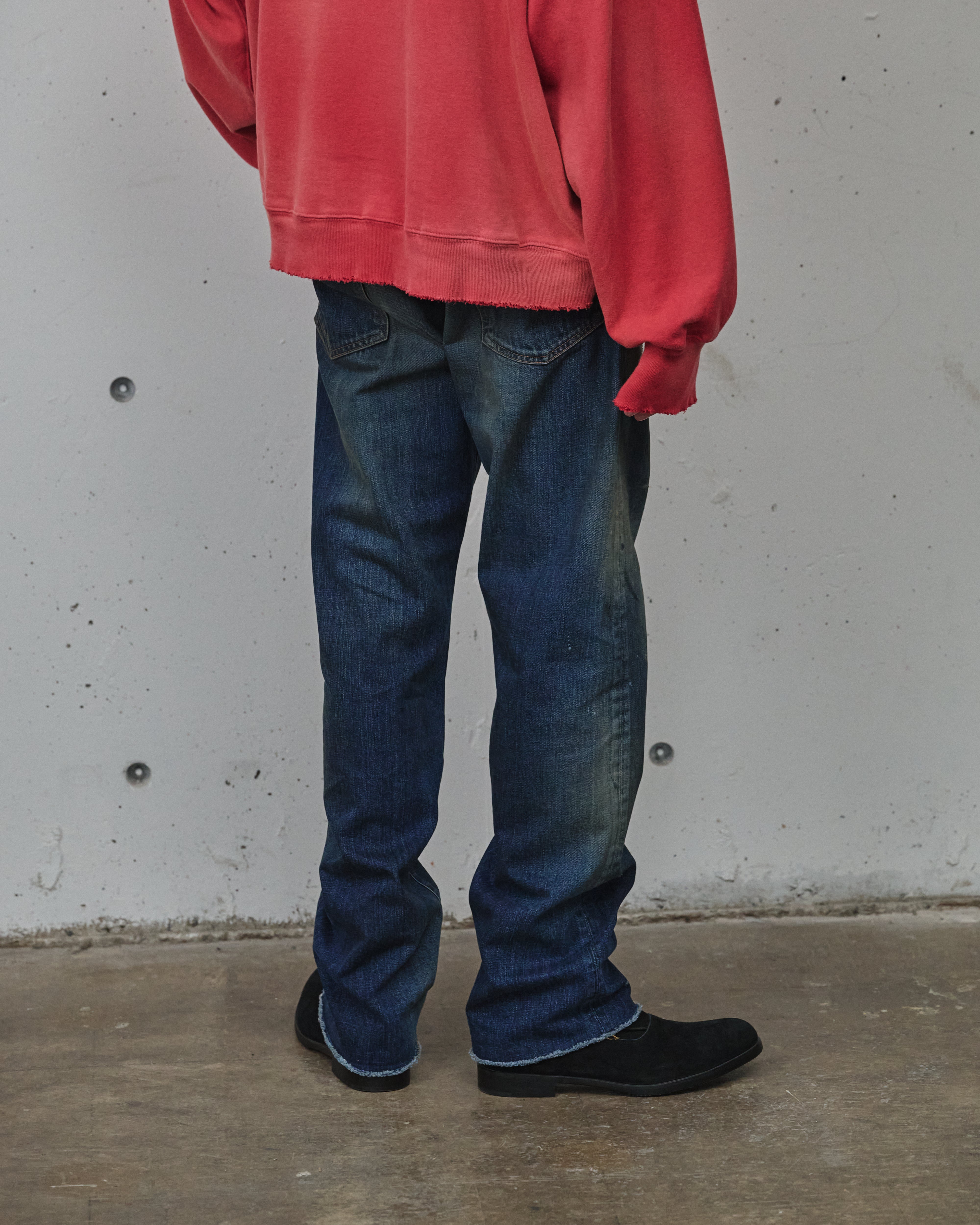 07 SLIM STRAIGHT 5P DENIM PANTS(INDIGO) – ANCELLM