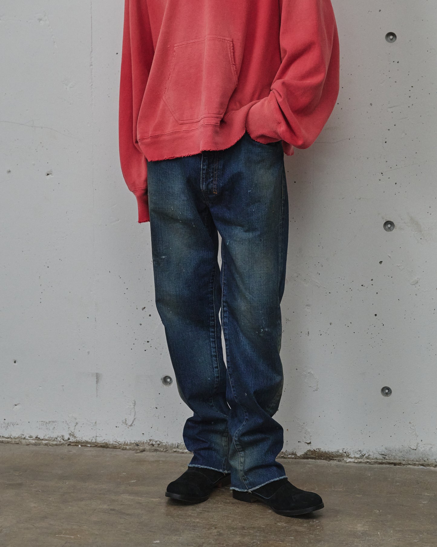 #07 SLIM STRAIGHT 5P DENIM PANTS(INDIGO)