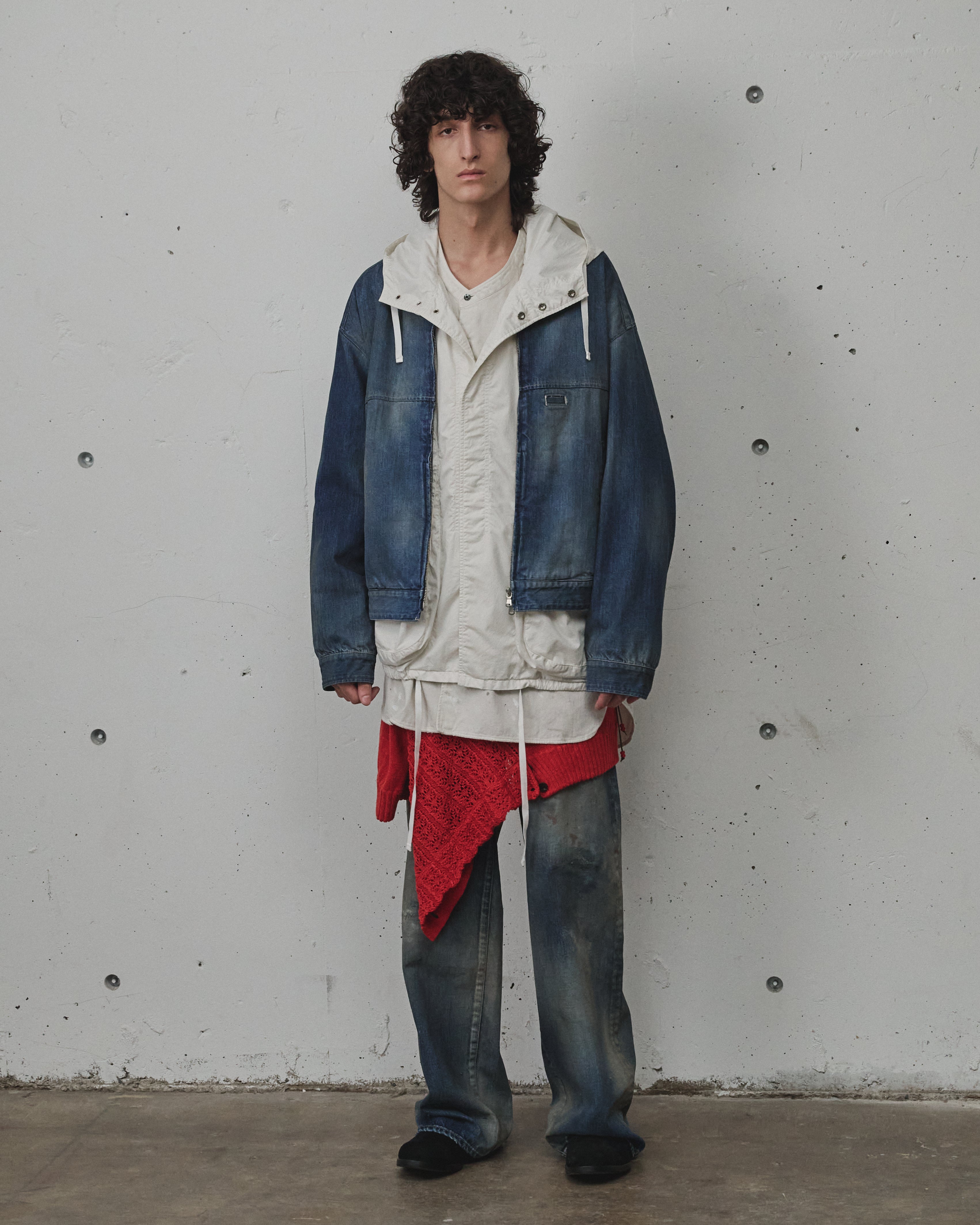 DENIM ZIPUP JACKET(INDIGO) – ANCELLM