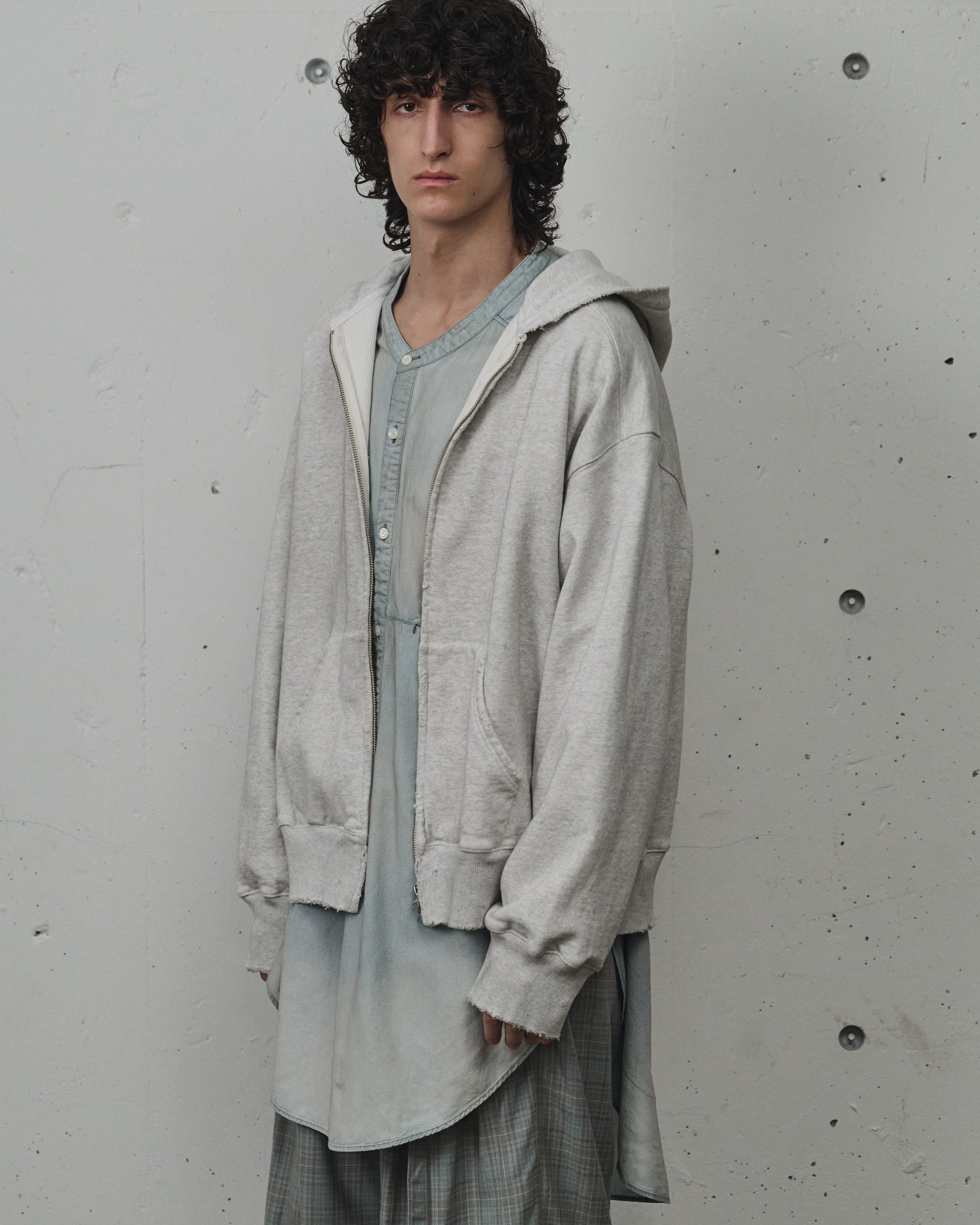 ANCELLM ZIP HOODIE ジップパーカー ZIP HOODIE(HEATHER) – ANCELLM