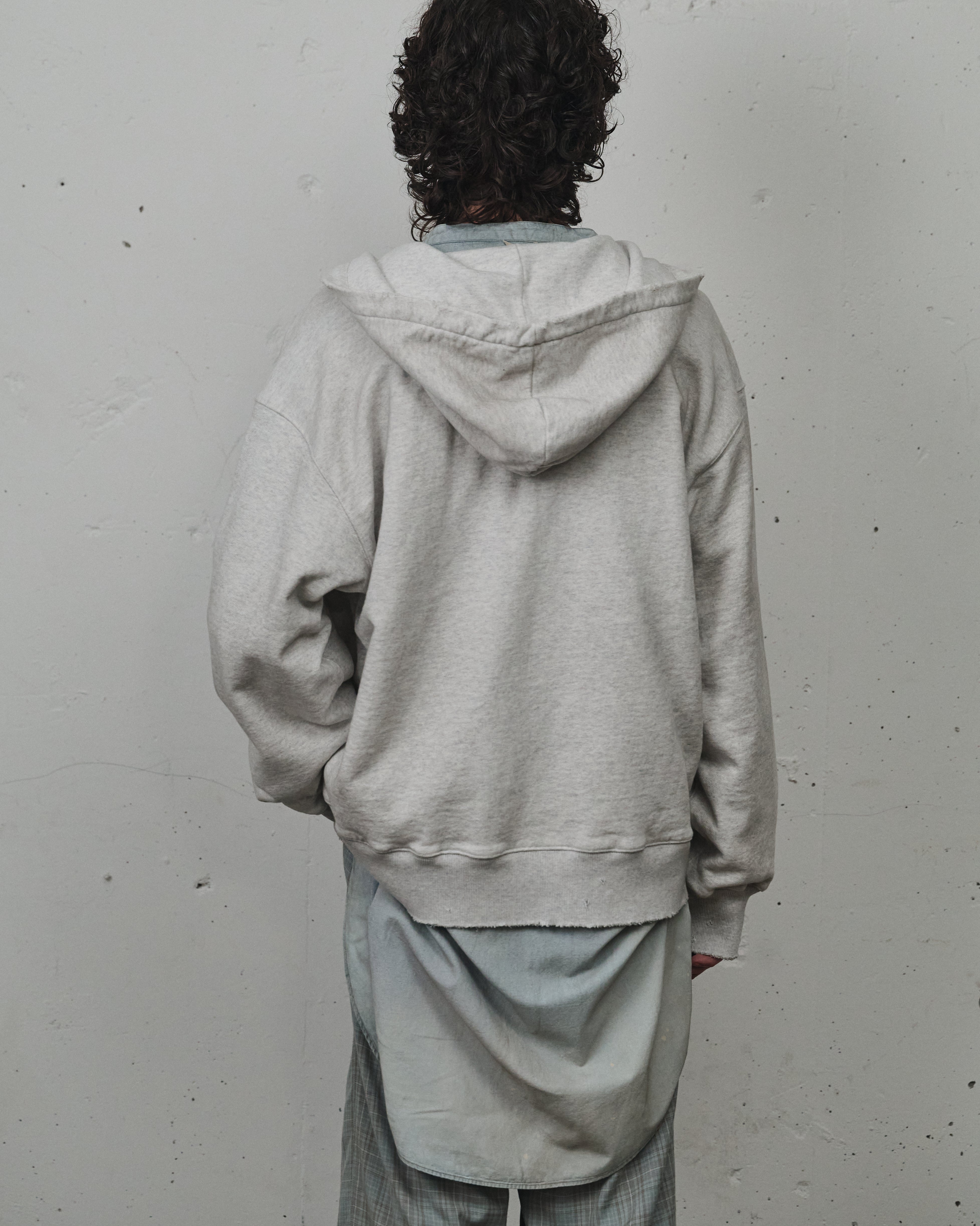ZIP HOODIE(HEATHER) – ANCELLM