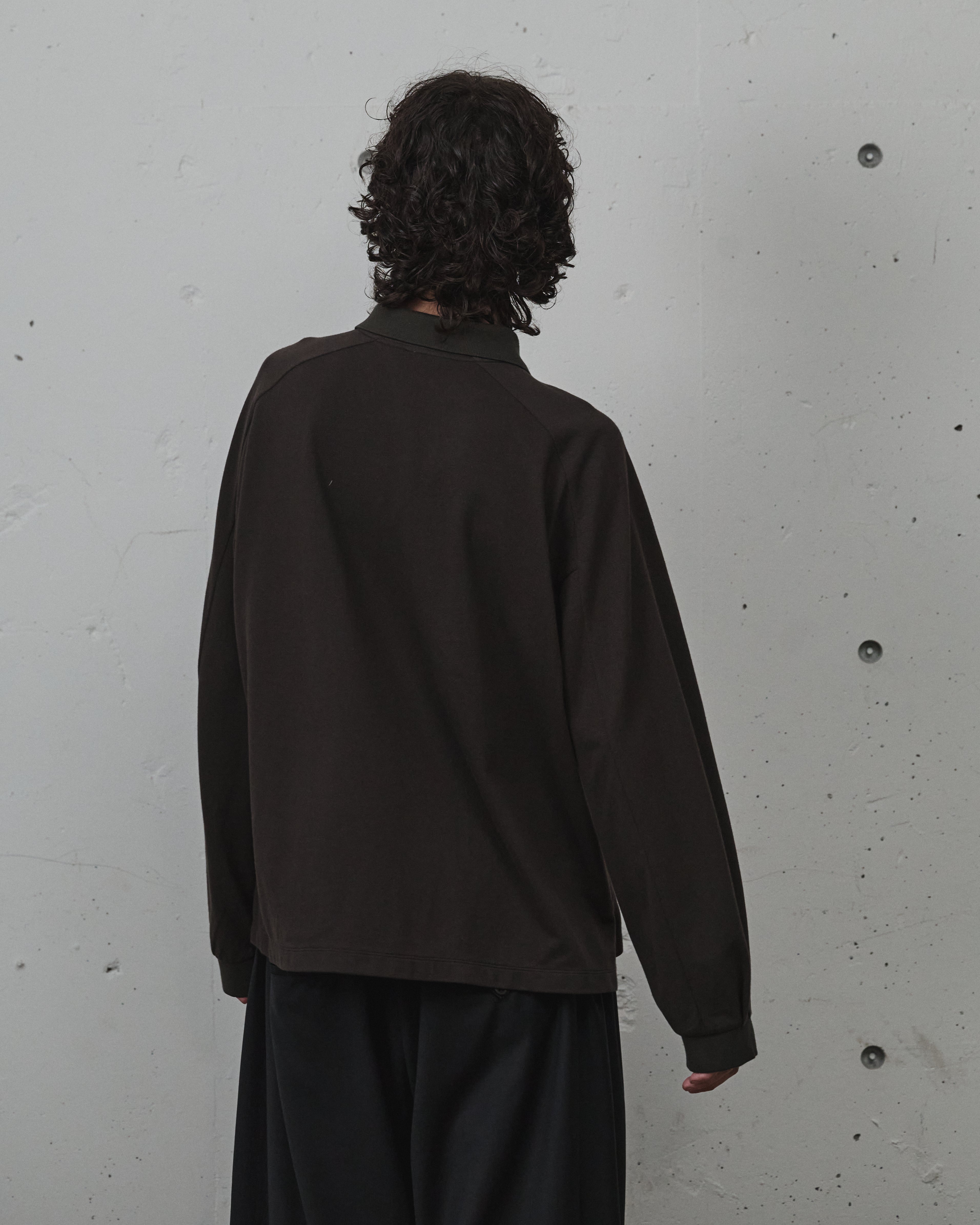 26SS ANCELLM L/S POLO GRAY サイズ2 L/S POLO(GRAY) – ANCELLM