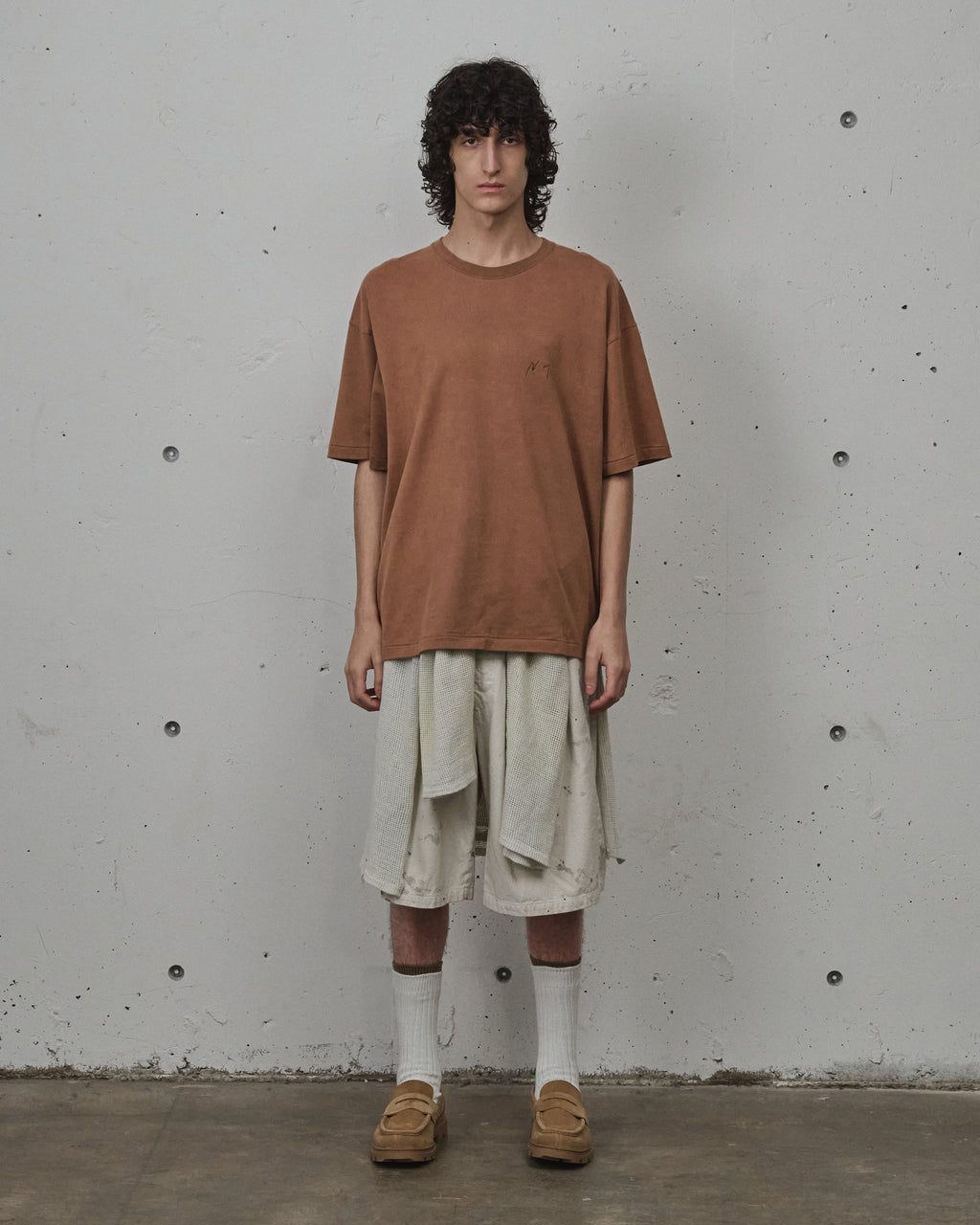 UNEVENNESS MESH LS(WHITE) – ANCELLM