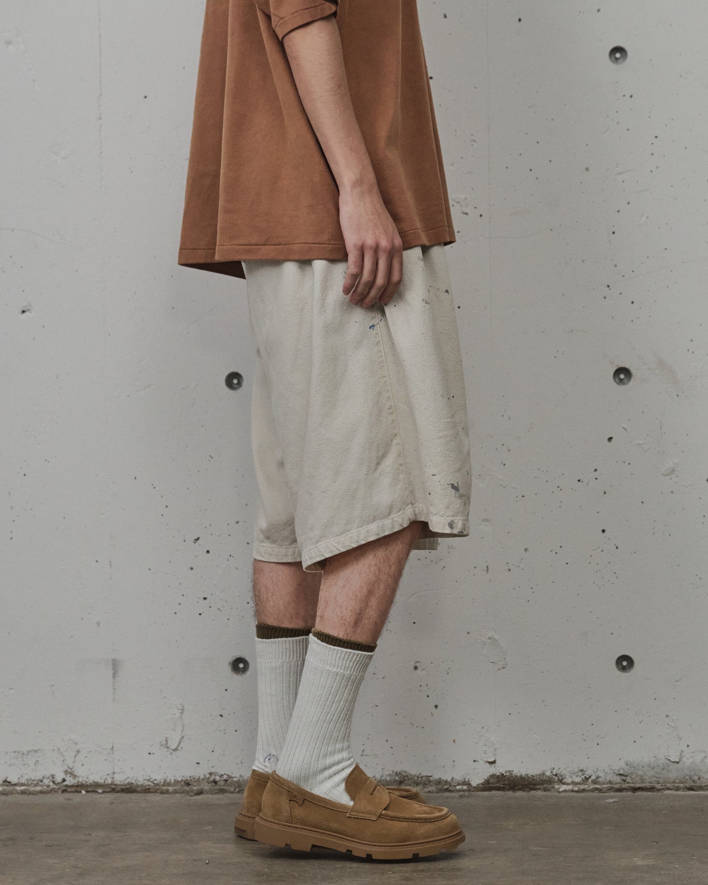 C/R DUCK SHORT PANTS(WHITE)