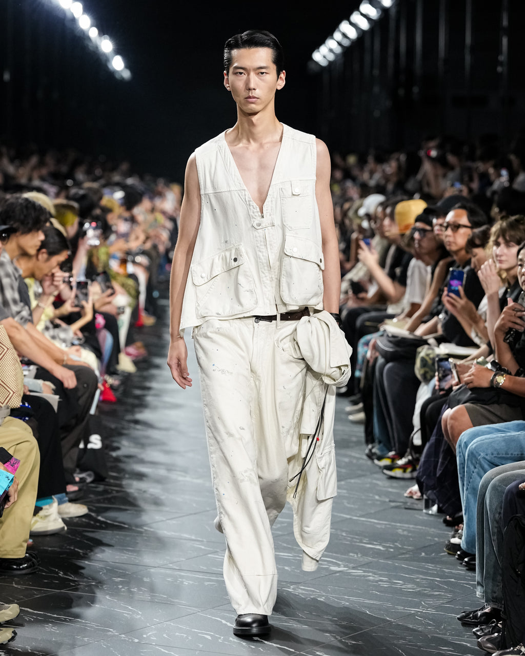 C/R DUCK DOUBLEKNEE PANTS(WHITE)