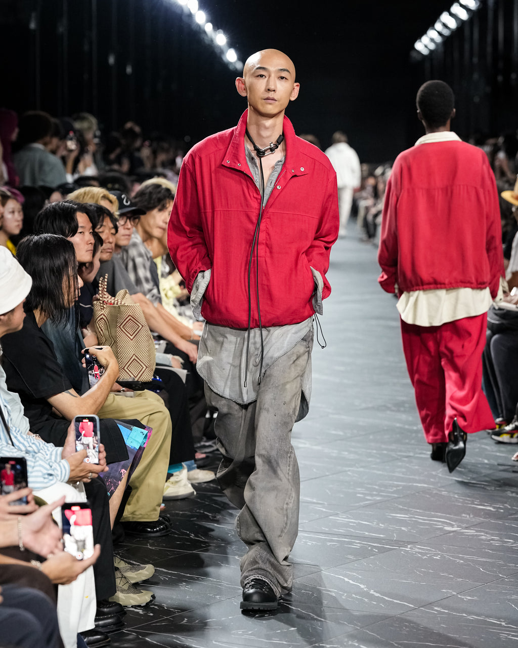 #01 MIDTAPERED 5P DENIM PANTS(BLACK)