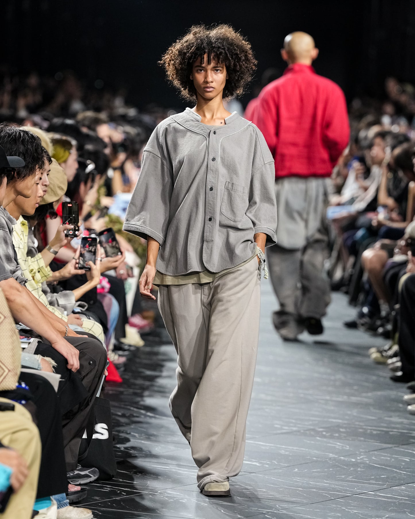 2TUCK SWEAT PANTS(GREIGE)