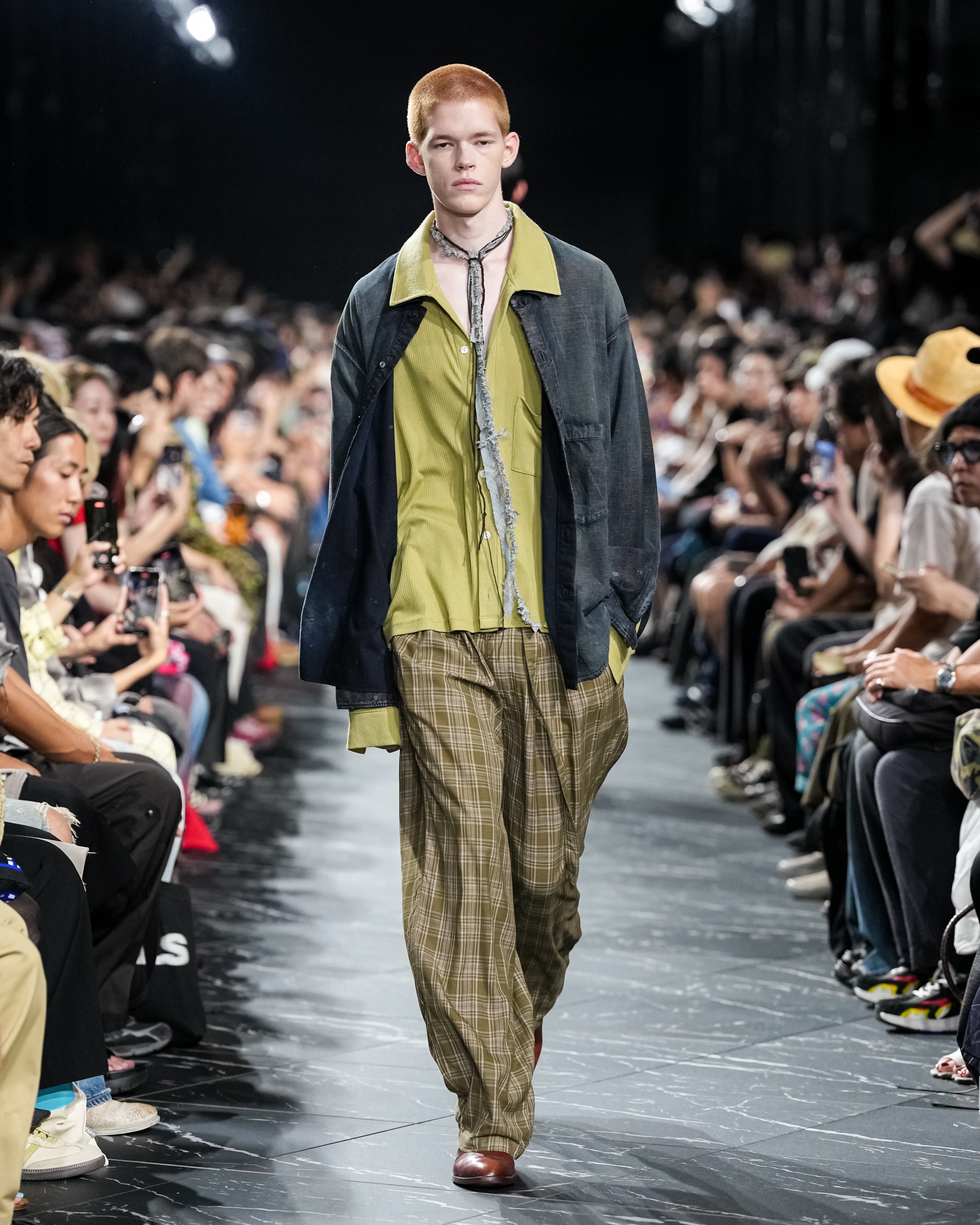 CAS/SIL KIMONO KNIT SHIRT(YELLOW) – ANCELLM