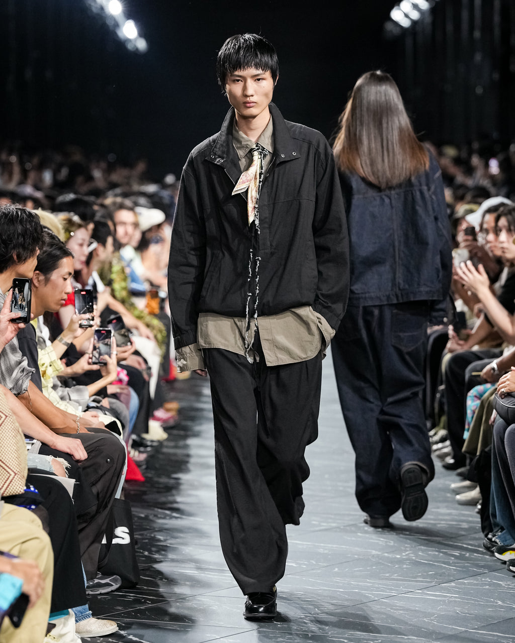 L/N PULLOVER SHIRT(BLACK)