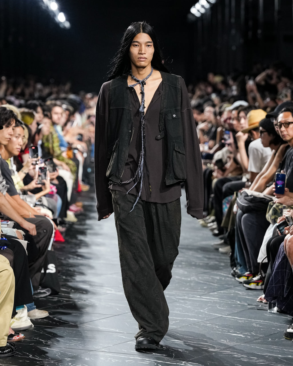 C/R DUCK UTILITY VEST(BLACK)