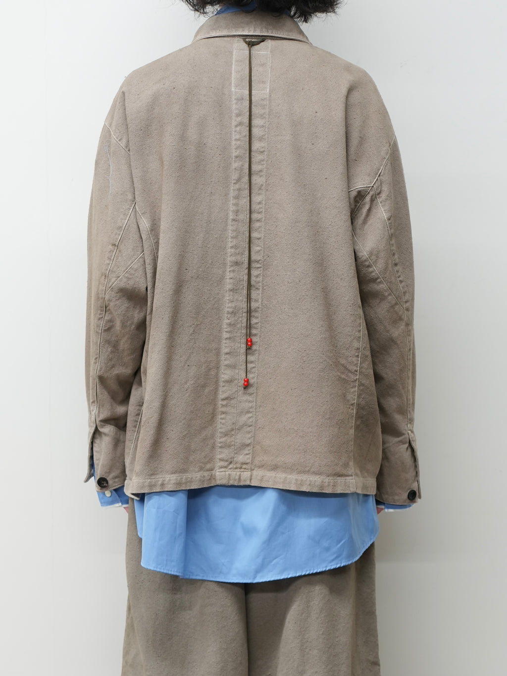 C/R DUCK COVERALL JACKET(GREIGE) – ANCELLM