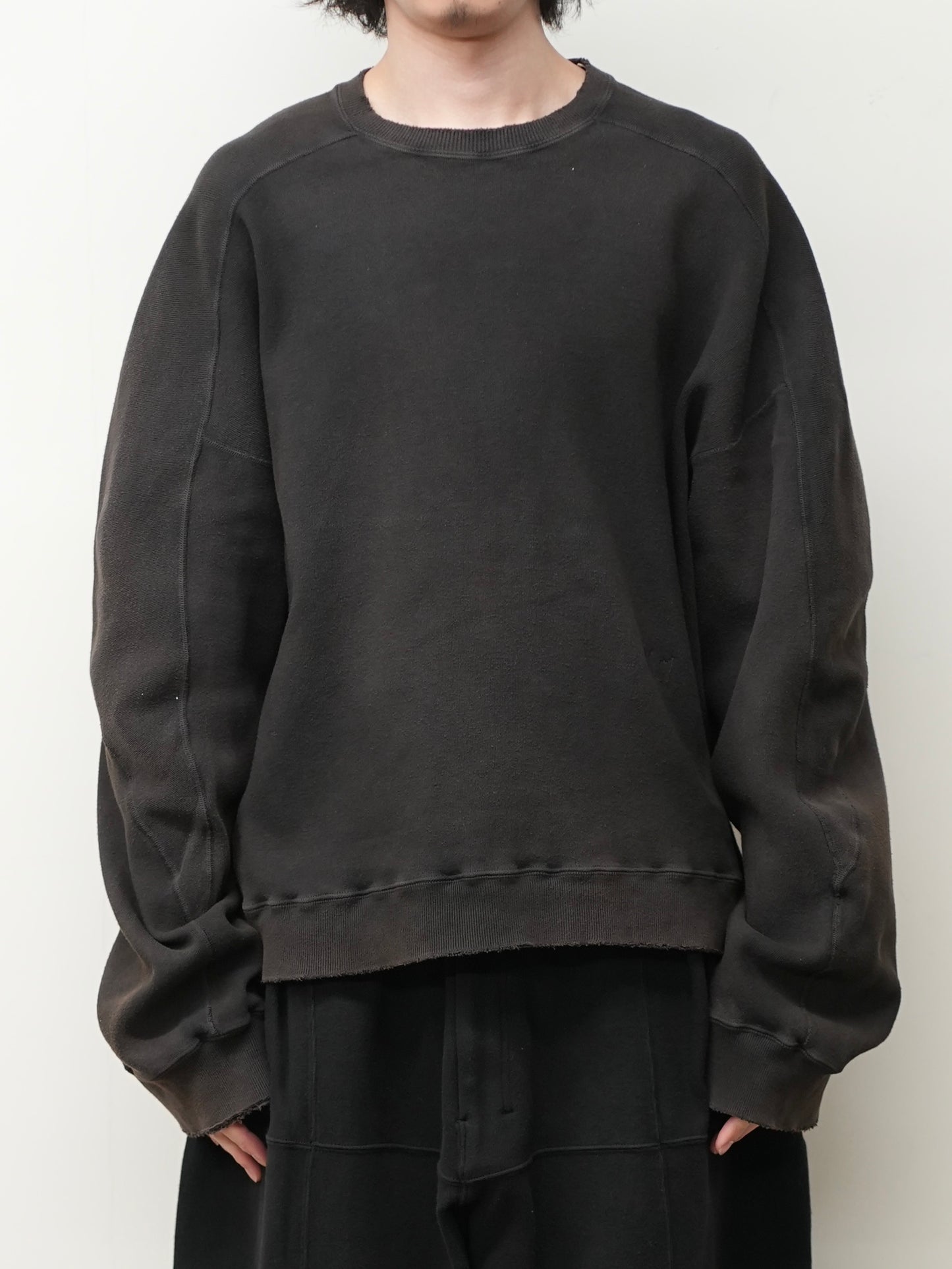 SMOOTH SWEAT SHIRT(BLACK)