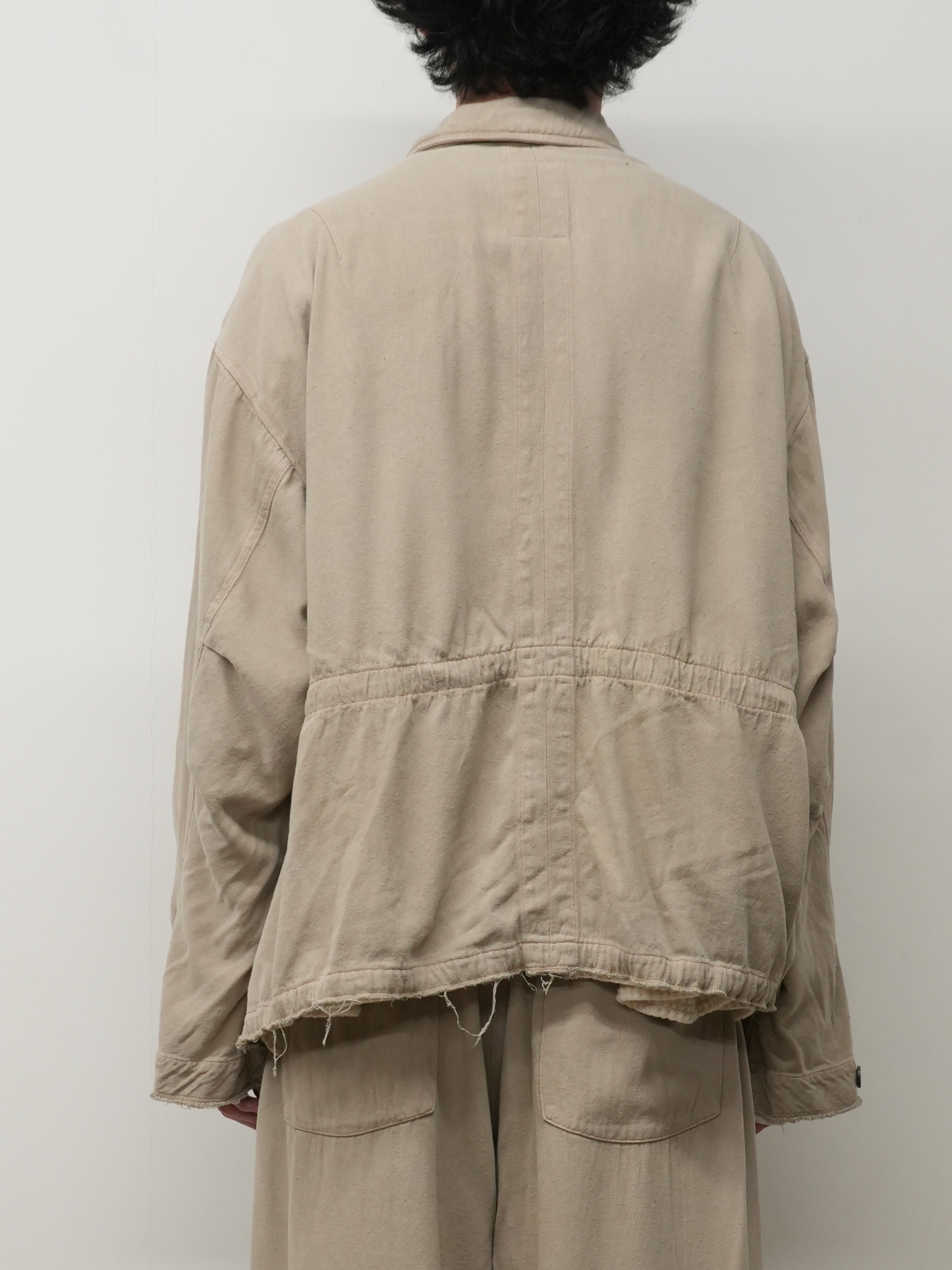 SILK SUEDE FIELD JACKET(SAND)