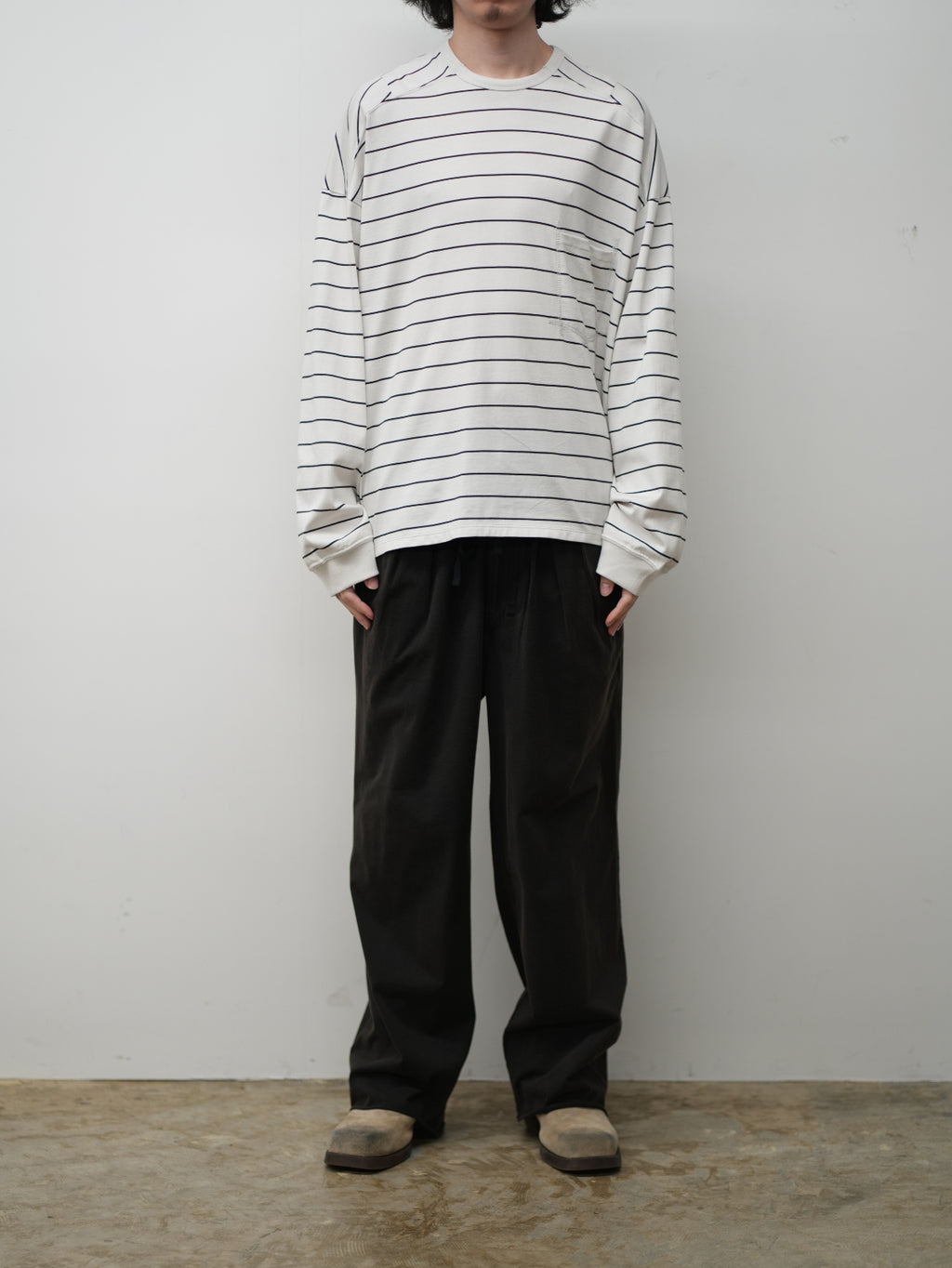 BORDER LS(WHITE) – ANCELLM