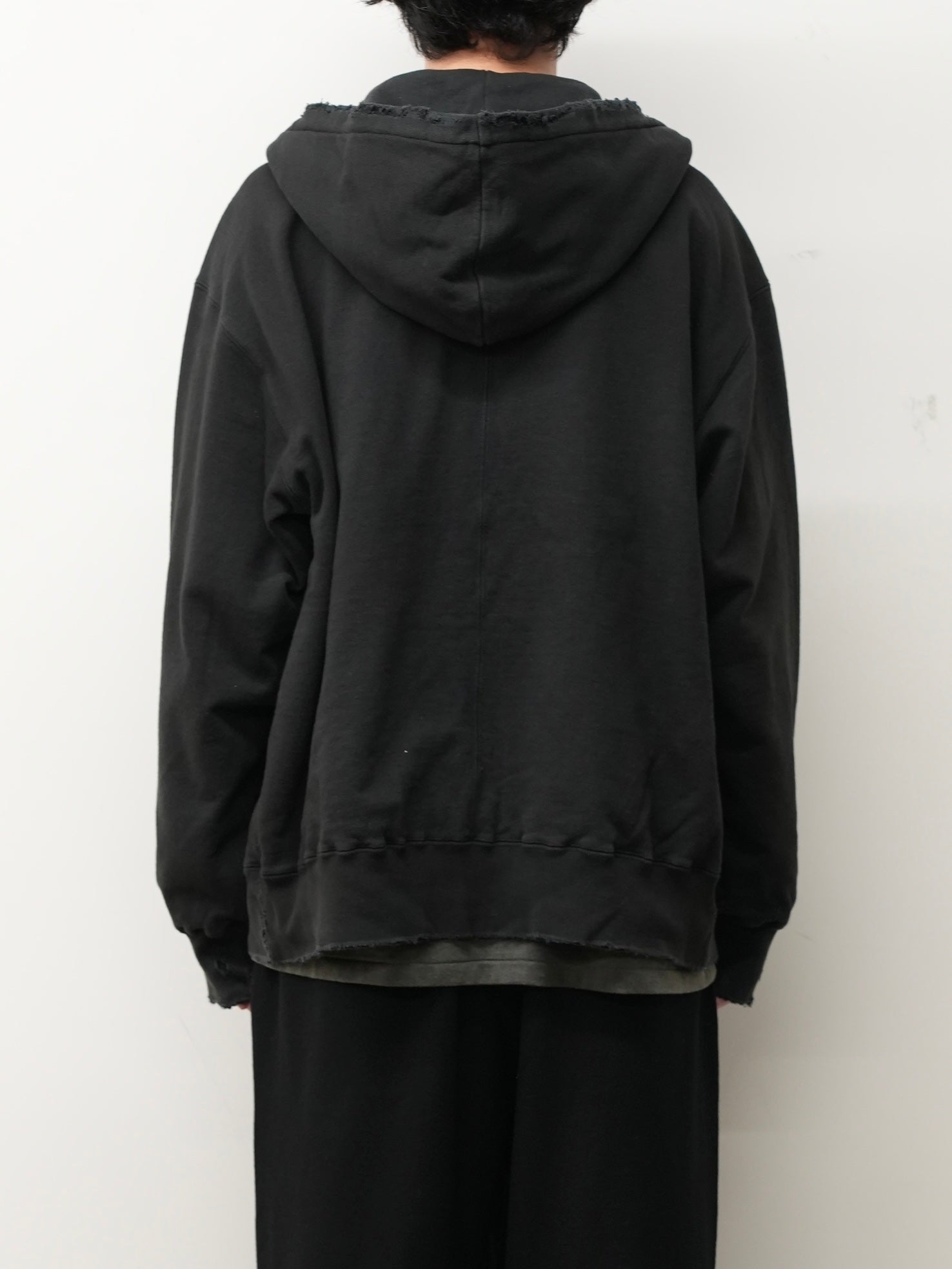 ZIP UP HOODIE(BLACK) – ANCELLM