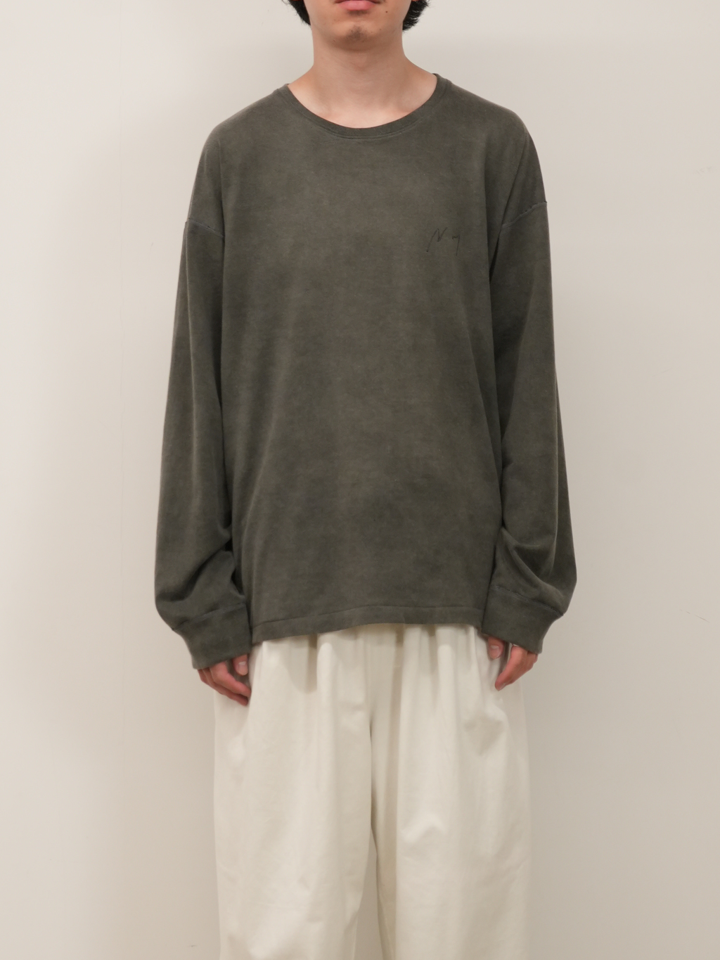 UNEVENNESS LS T-SHIRT(BLACK) – ANCELLM UNEVENNESS LS T-SHIRT(BLACK) – ANCELLM