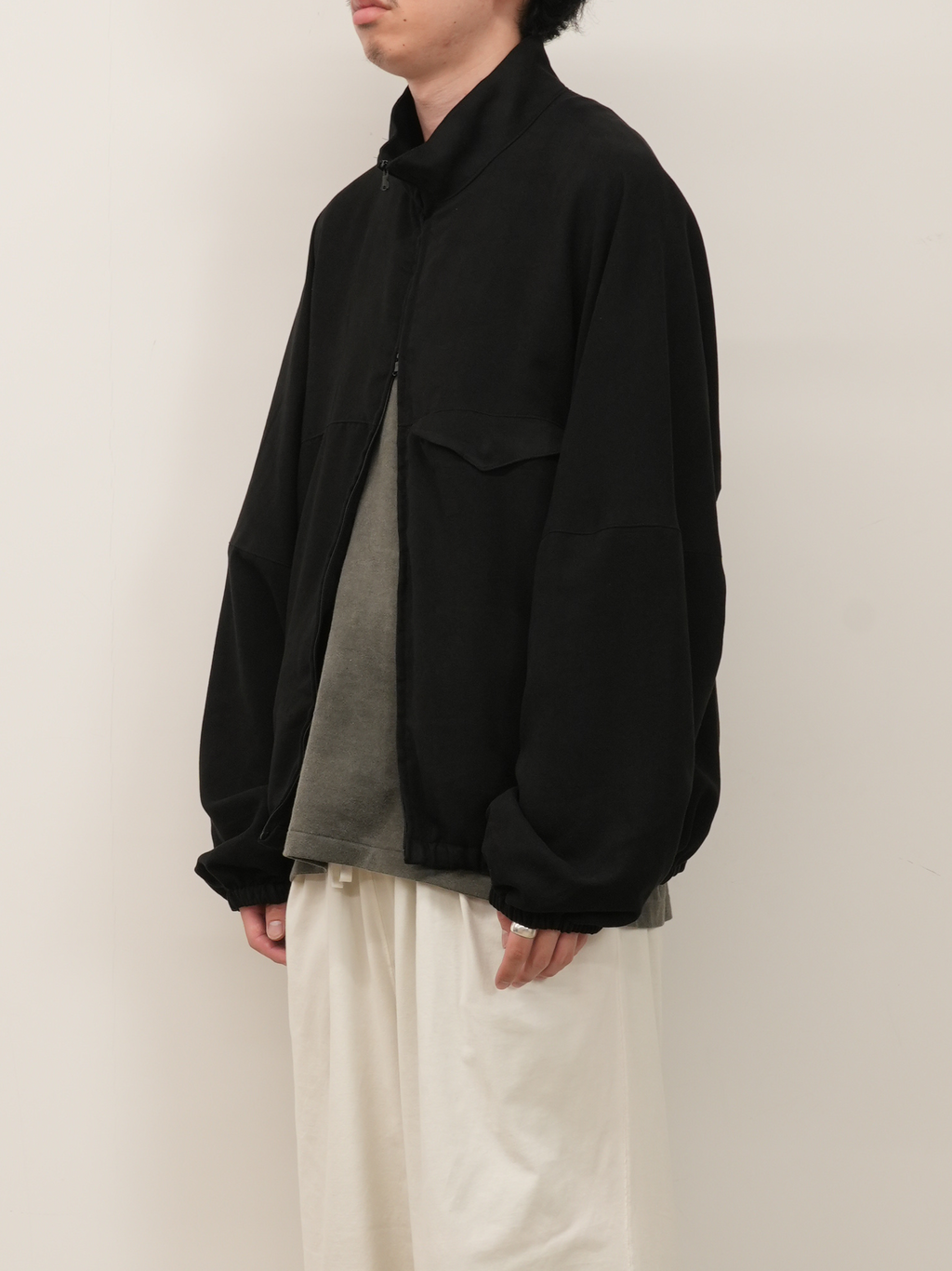 VEGAN SUEDE KIMONO BLOUSON(BLACK) – ANCELLM VEGAN SUEDE KIMONO BLOUSON(BLACK) – ANCELLM