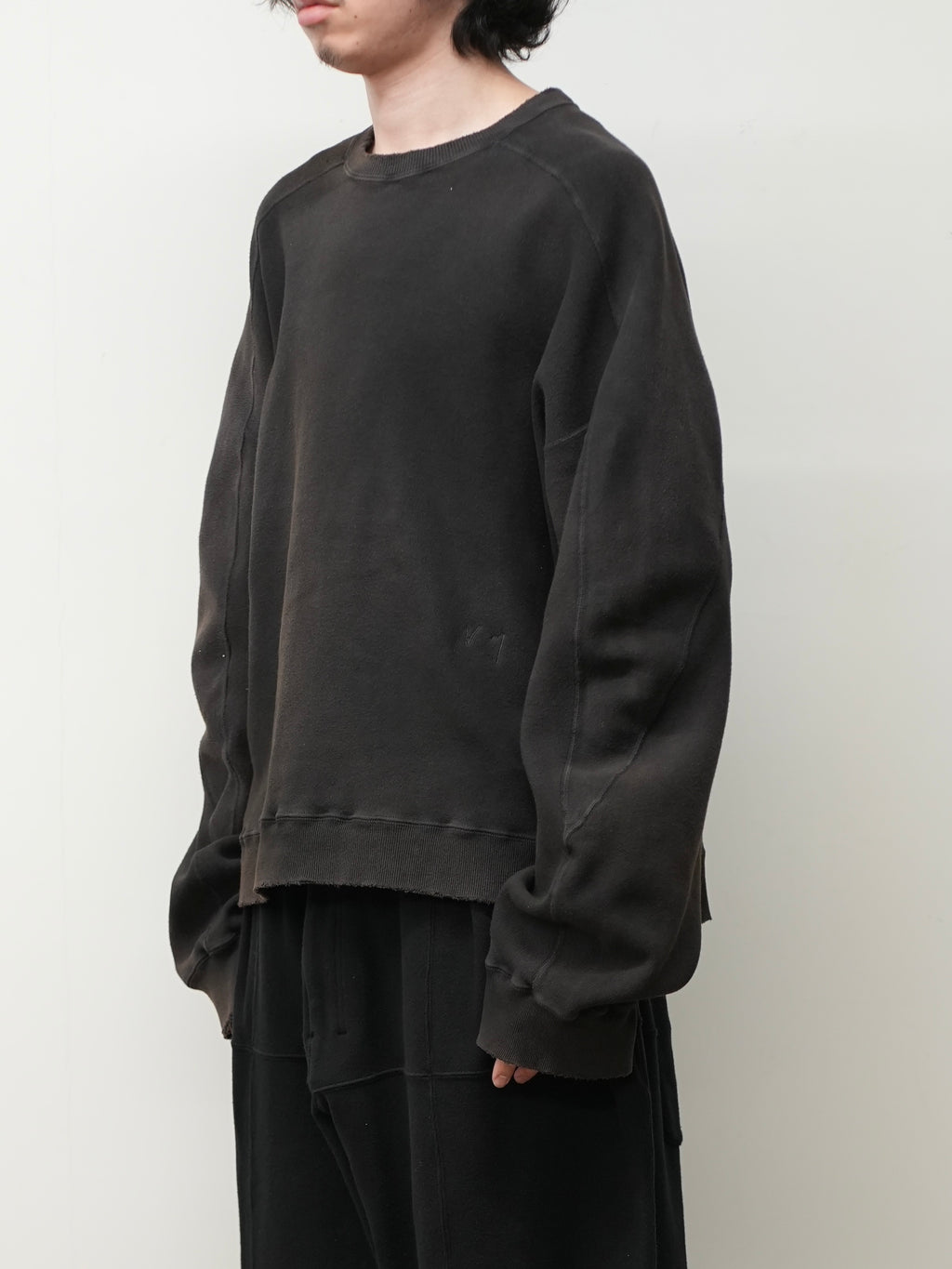 SMOOTH SWEAT SHIRT(BLACK)