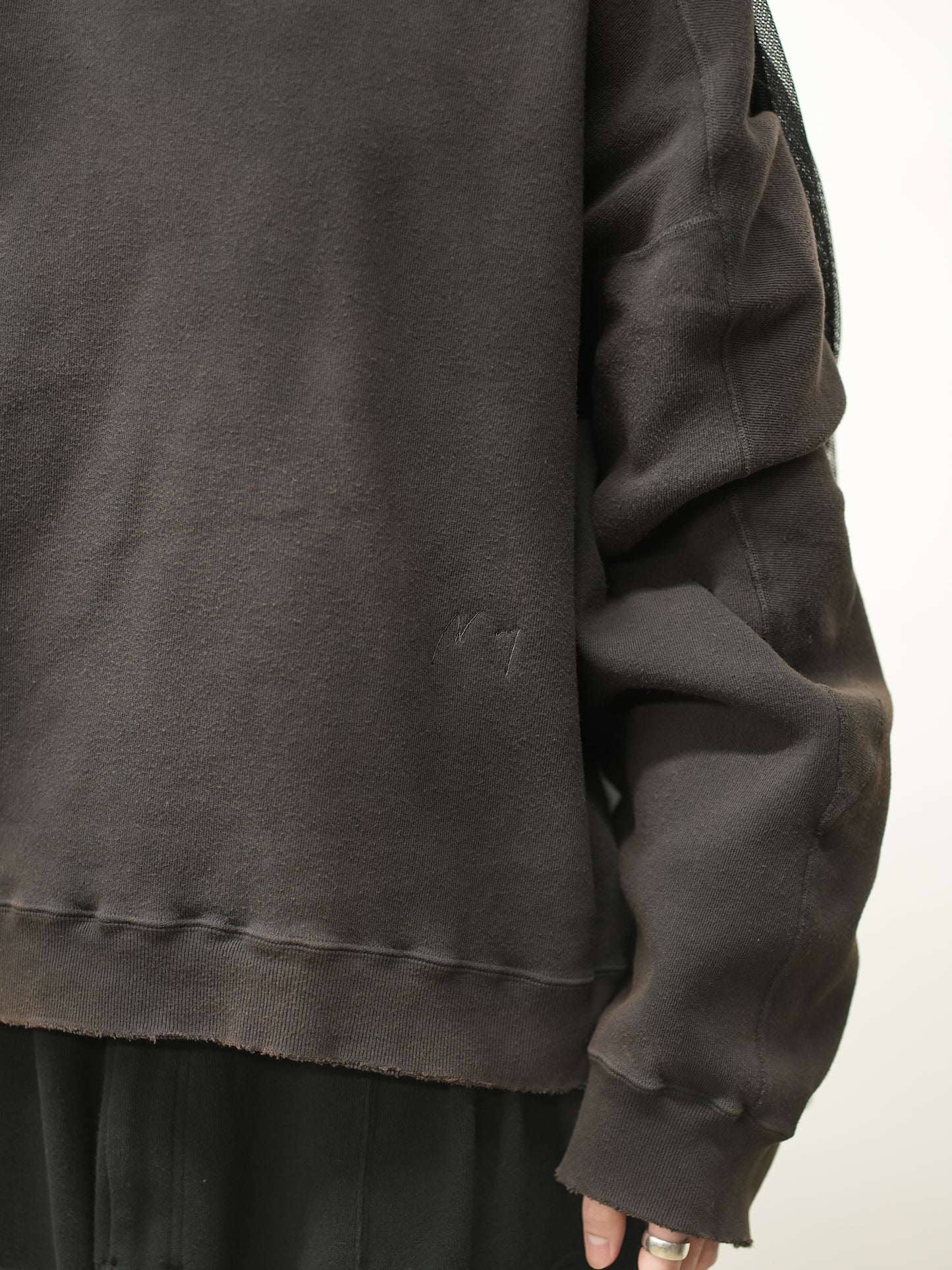 SMOOTH SWEAT SHIRT(BLACK)