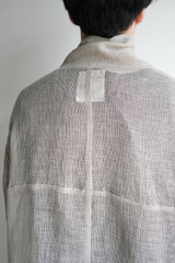 LINEN PULLOVER SHIRT(BEIGE)