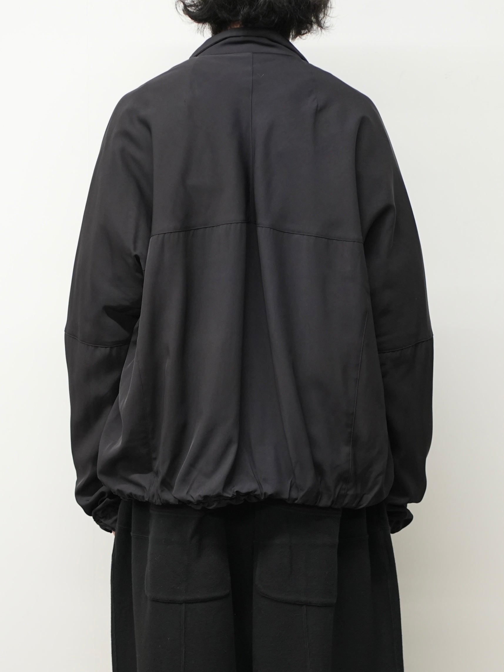 TUCK KIMONO BLOUSON(BLACK) – ANCELLM